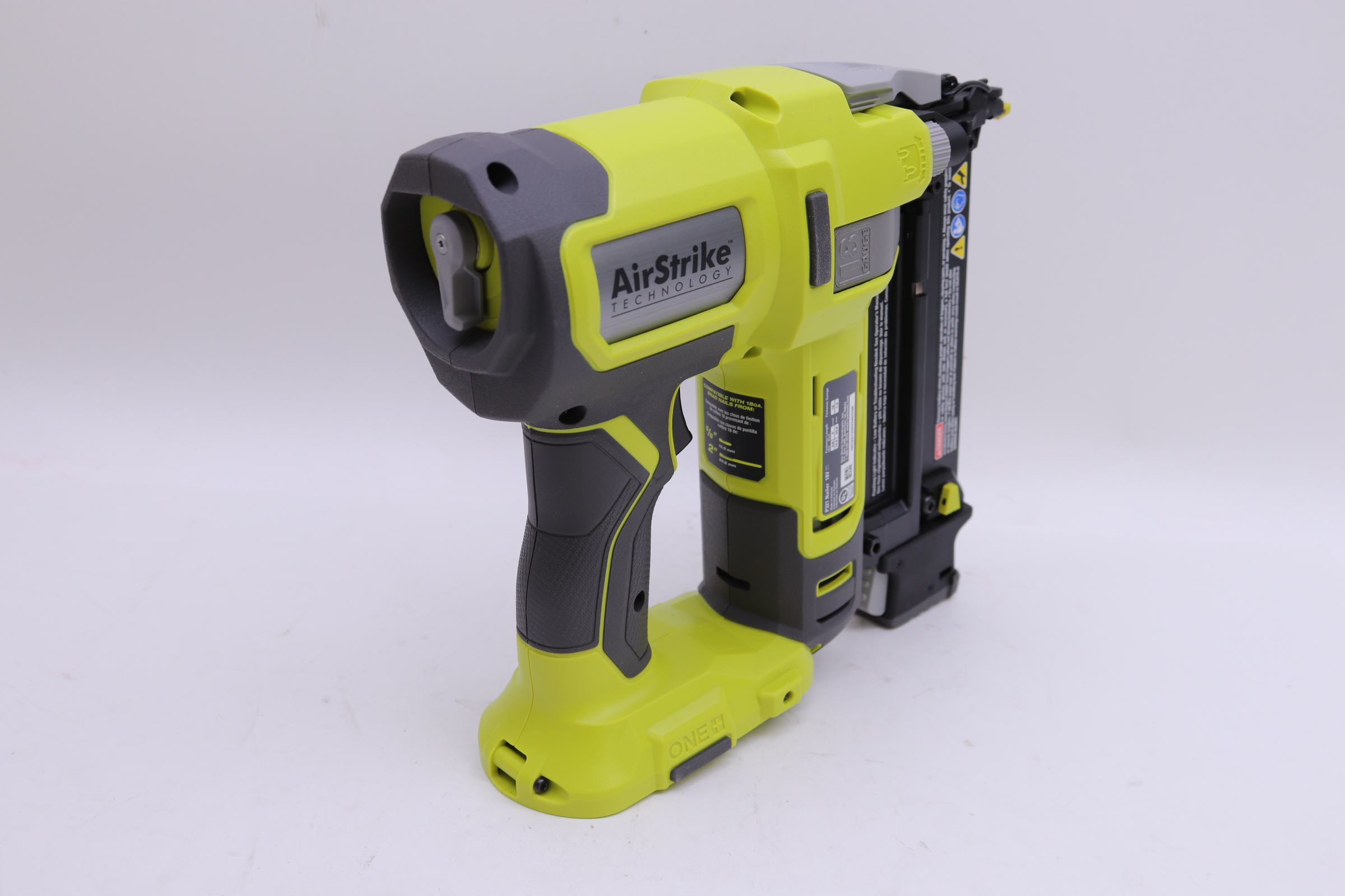 Ryobi P321 ONE+ 18-Volt Lithium-Ion 18-Gauge Cordless AirStrike Brad Nailer