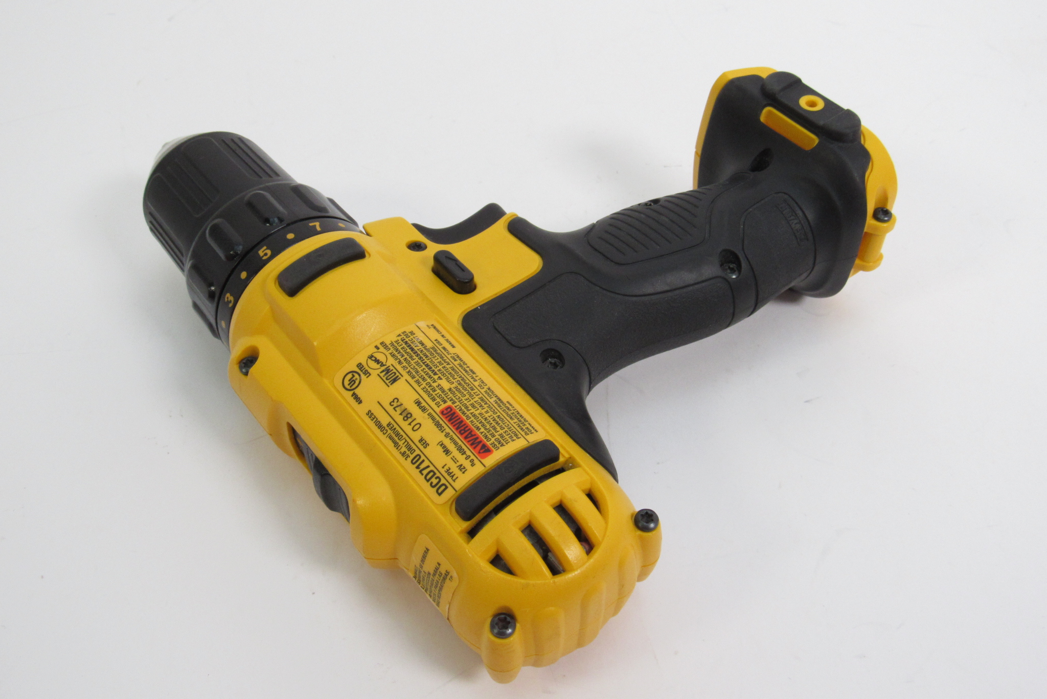 DeWalt DCD710 12V Lithium-ion 3/8'' Drive Cordless Drill/Driver - Tool Only