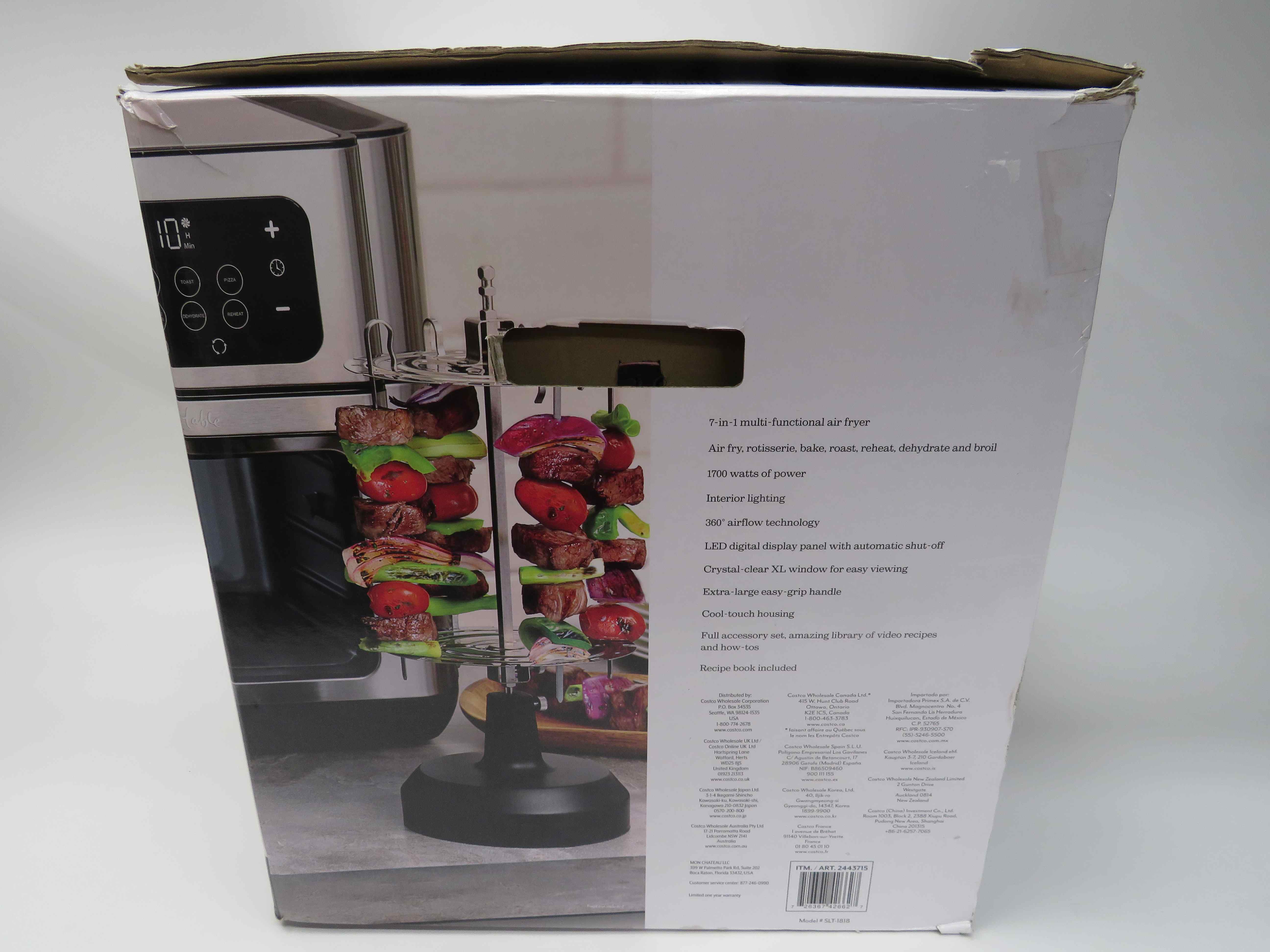 Su La Table MultiFunctional Air Fryer 13 Quart / 12.3 Liter SLT1818 0805