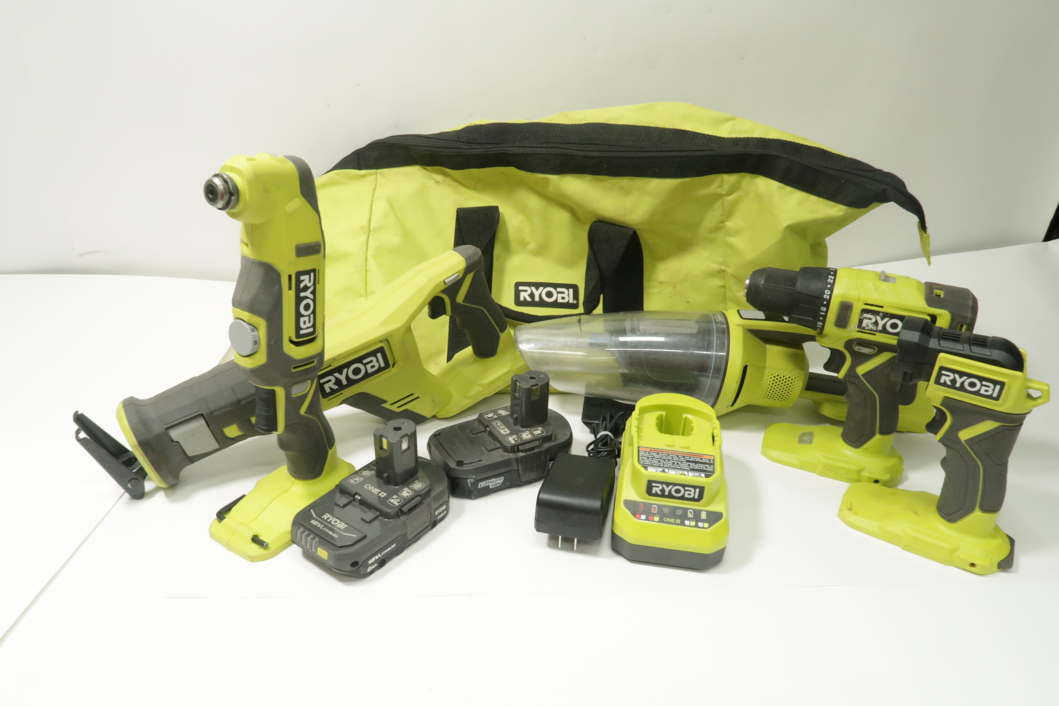 Ryobi Pcl One V Cordless Variety Combo Piece Tool Kit