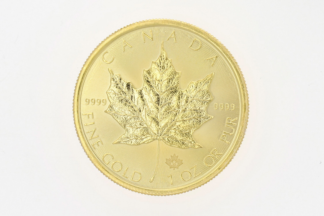 2022 $50 Canada 1 oz. Gold Maple Leaf Elizabeth II .9999 Bullion Coin