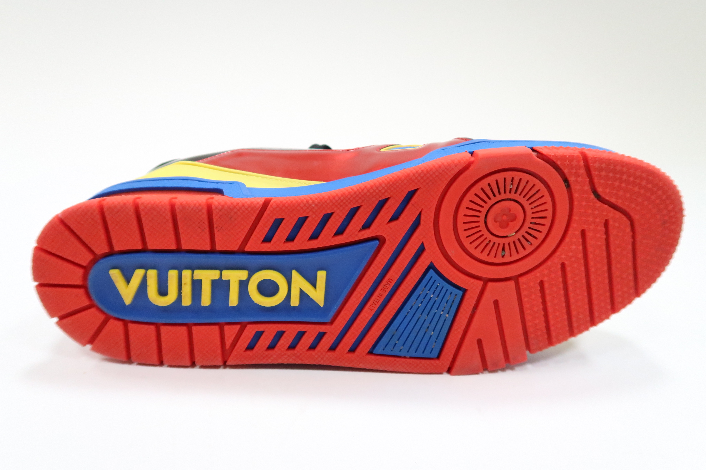 Louis Vuitton 1A9JUD Trainer - Black / Navy Blue / Red 