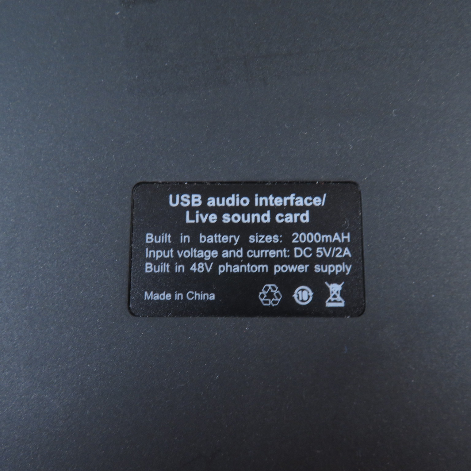 Levusu L5 USB Digital Plug and Play Live Streaming Audio Interface