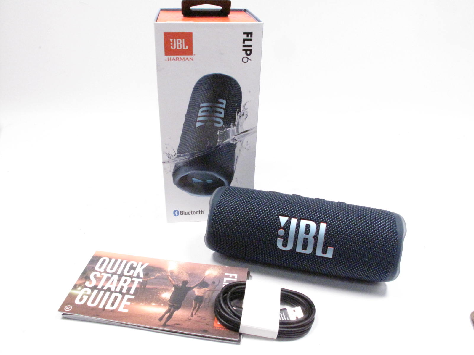thumbnail image 2 of JBL Flip 6 Wireless Portable Bluetooth Speaker – Waterproof, 30W, 4800mAh Battery, Black, Universal 2 of 5