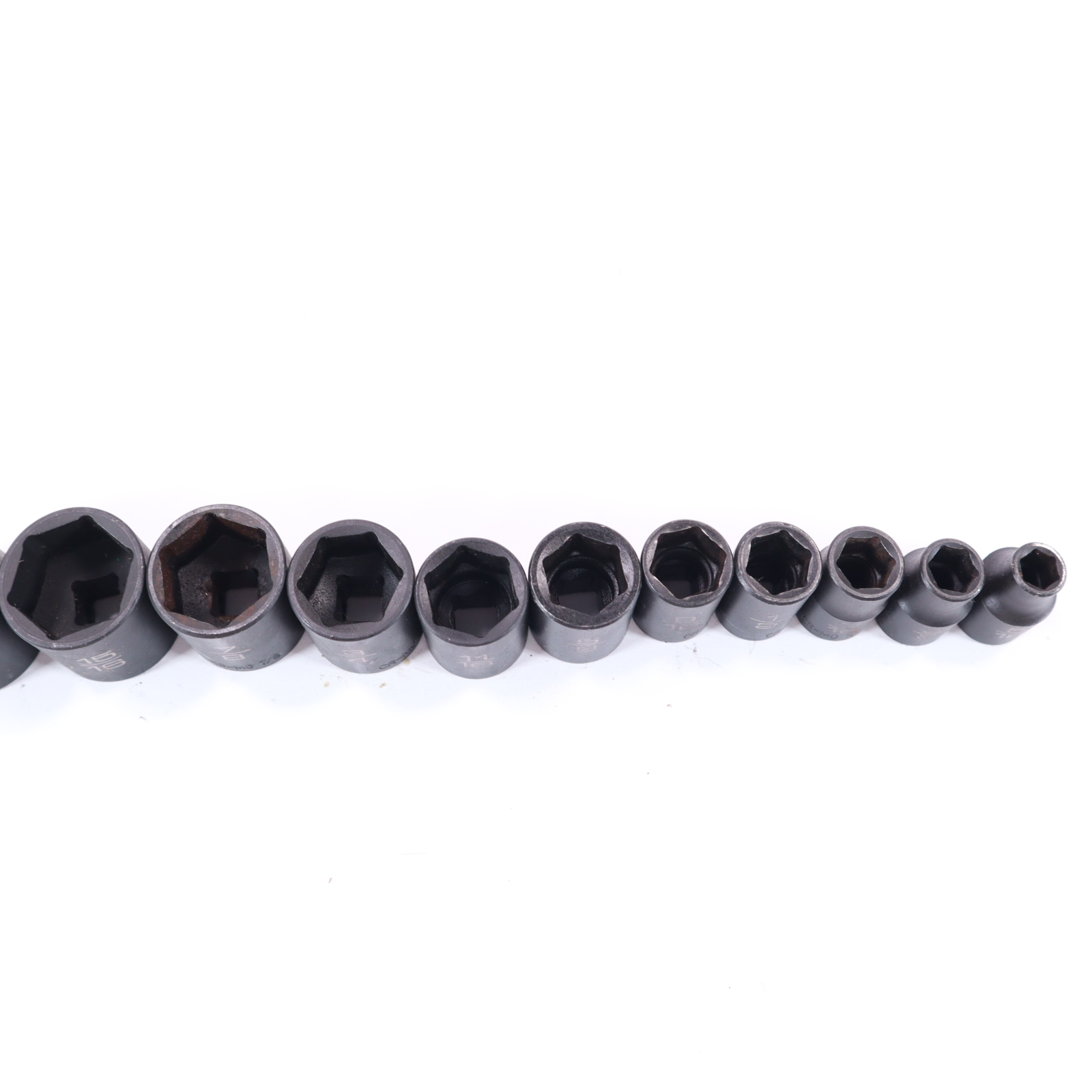 Matco Tools 11-Piece 3/8-Inch Drive SAE 6-Point ADV Impact Socket Set