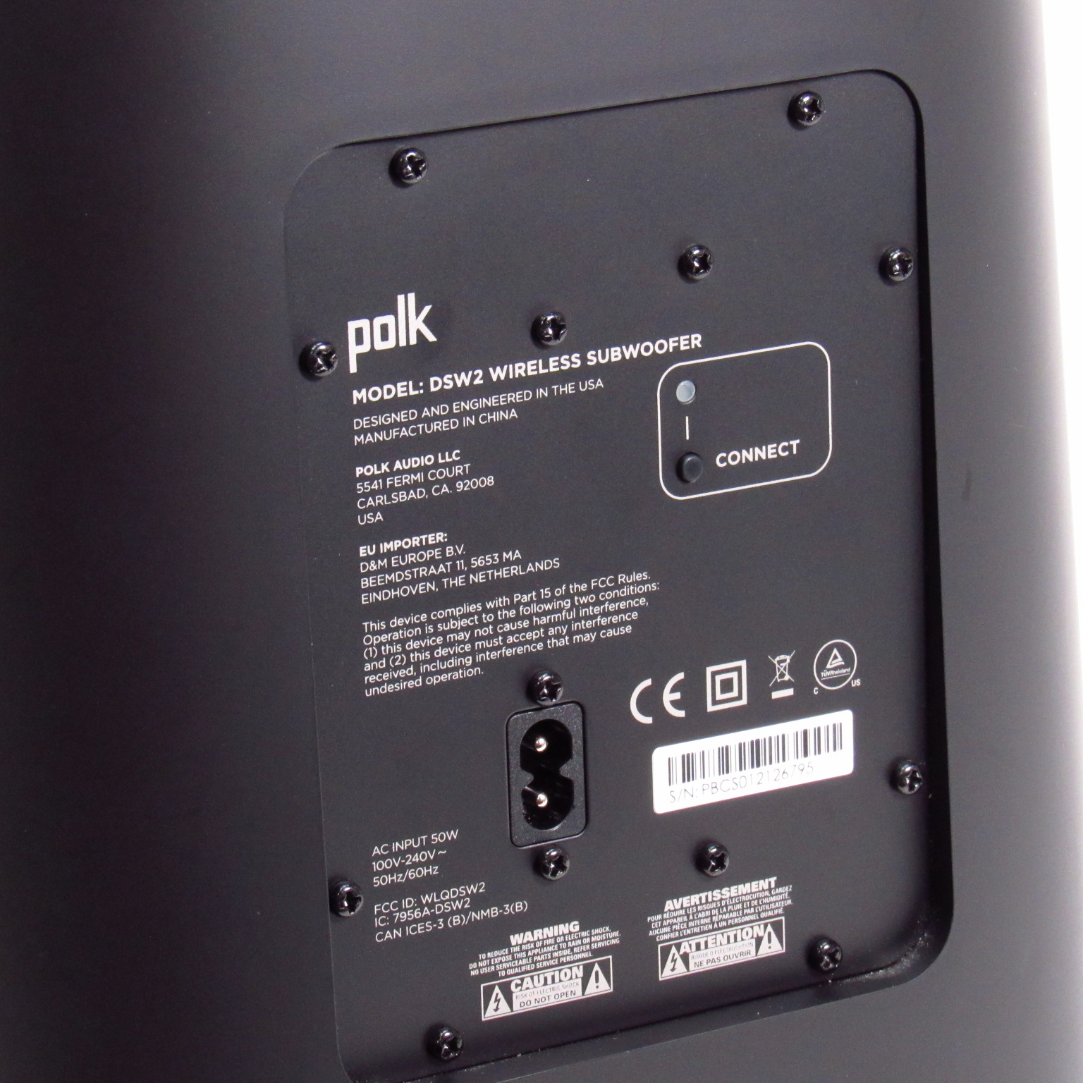 Polk Audio DBRX1 Home Bluetooth Soundbar Subwoofer System Local Pick