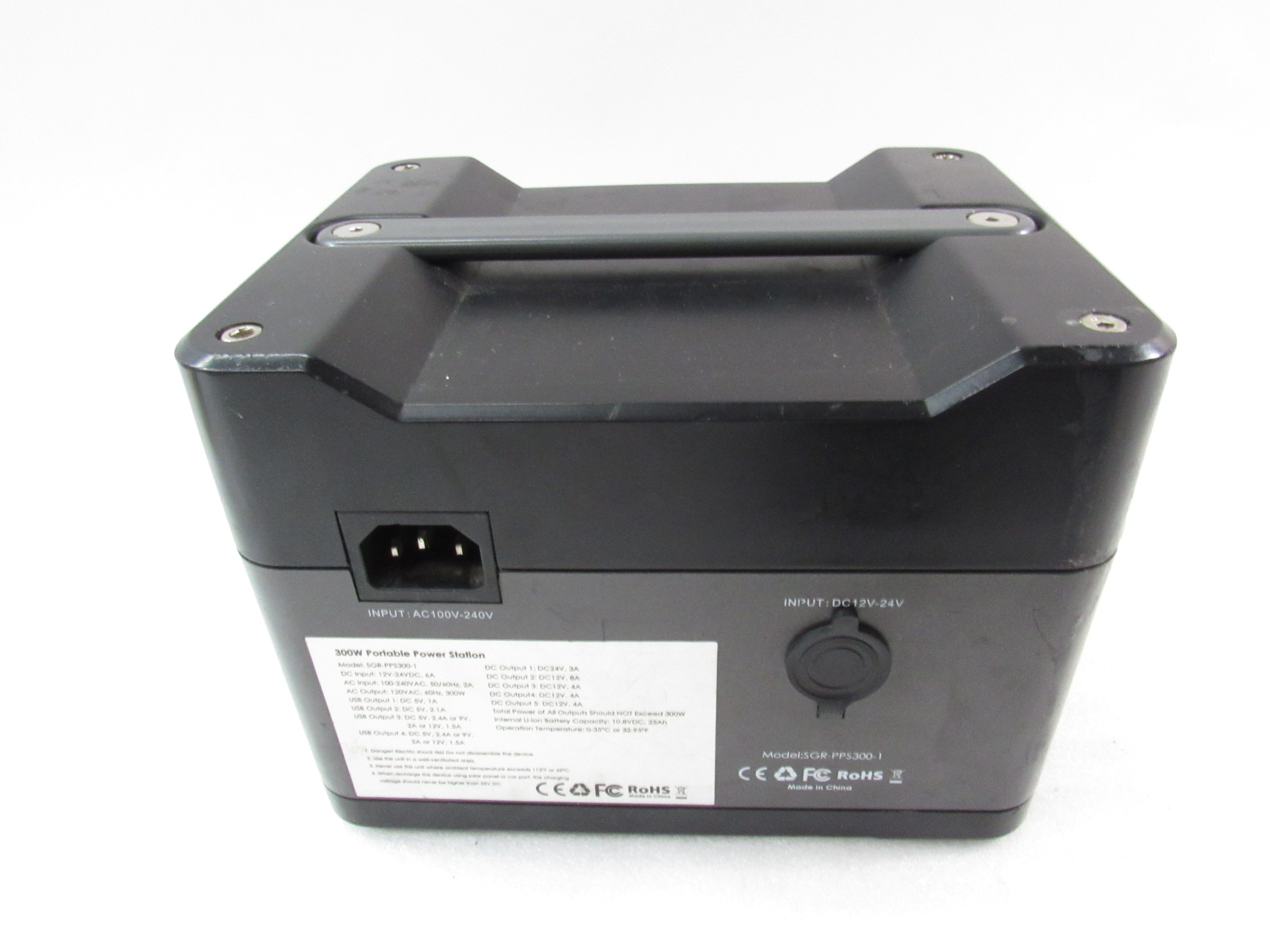 NinjaBatt ポータブル電源 380Wh 300W Ninjabatt SGR-PPS300-1 300W Portable Power Station