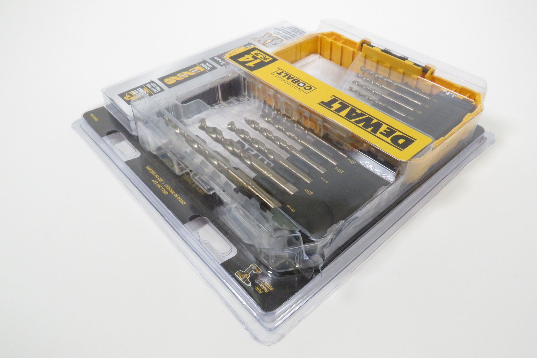 DeWalt DWA1240 14Piece Cobalt Drill Bit Set