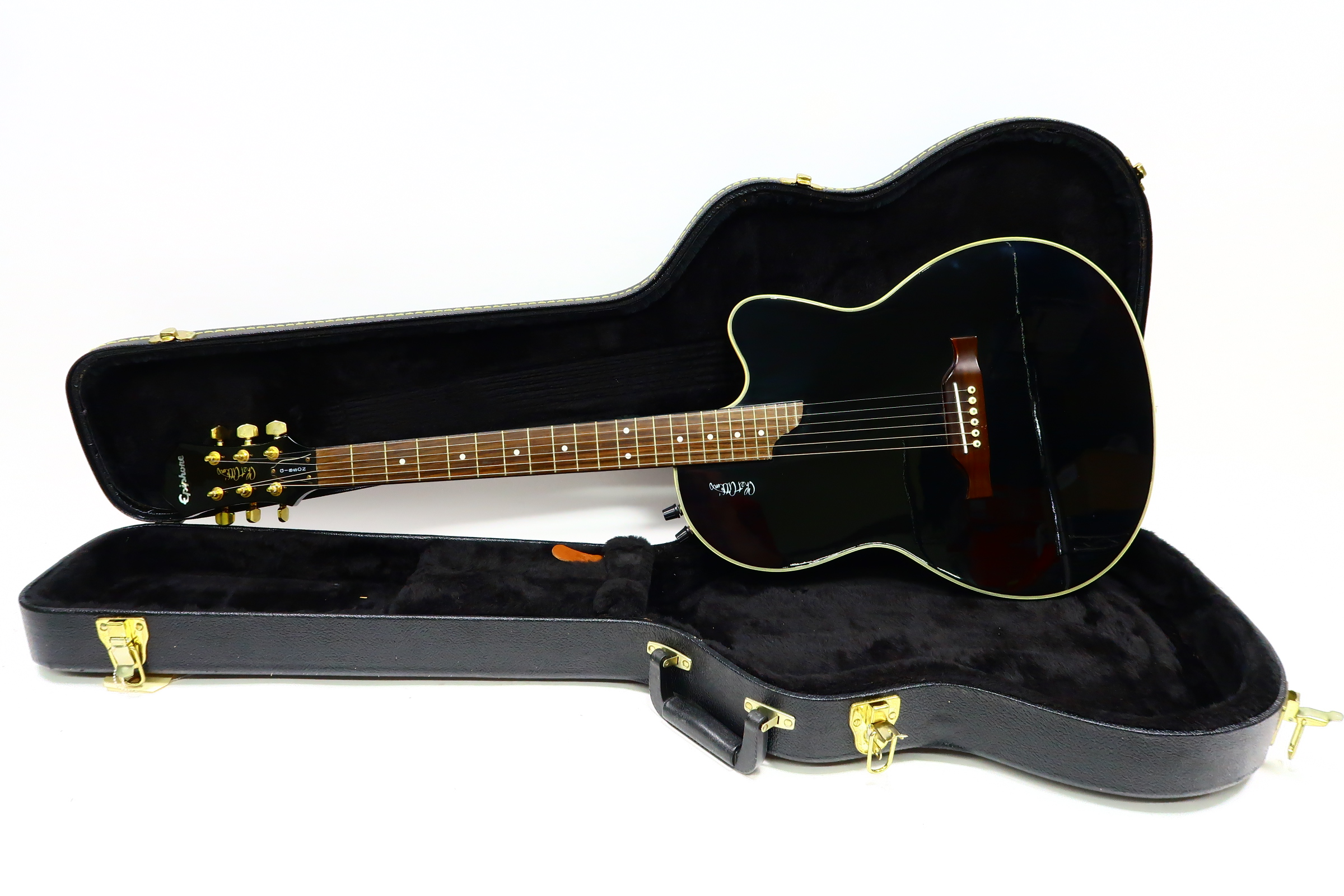 Epiphone Chet Atkins SST Studio Ebony Signature 6-String Electric Guitar