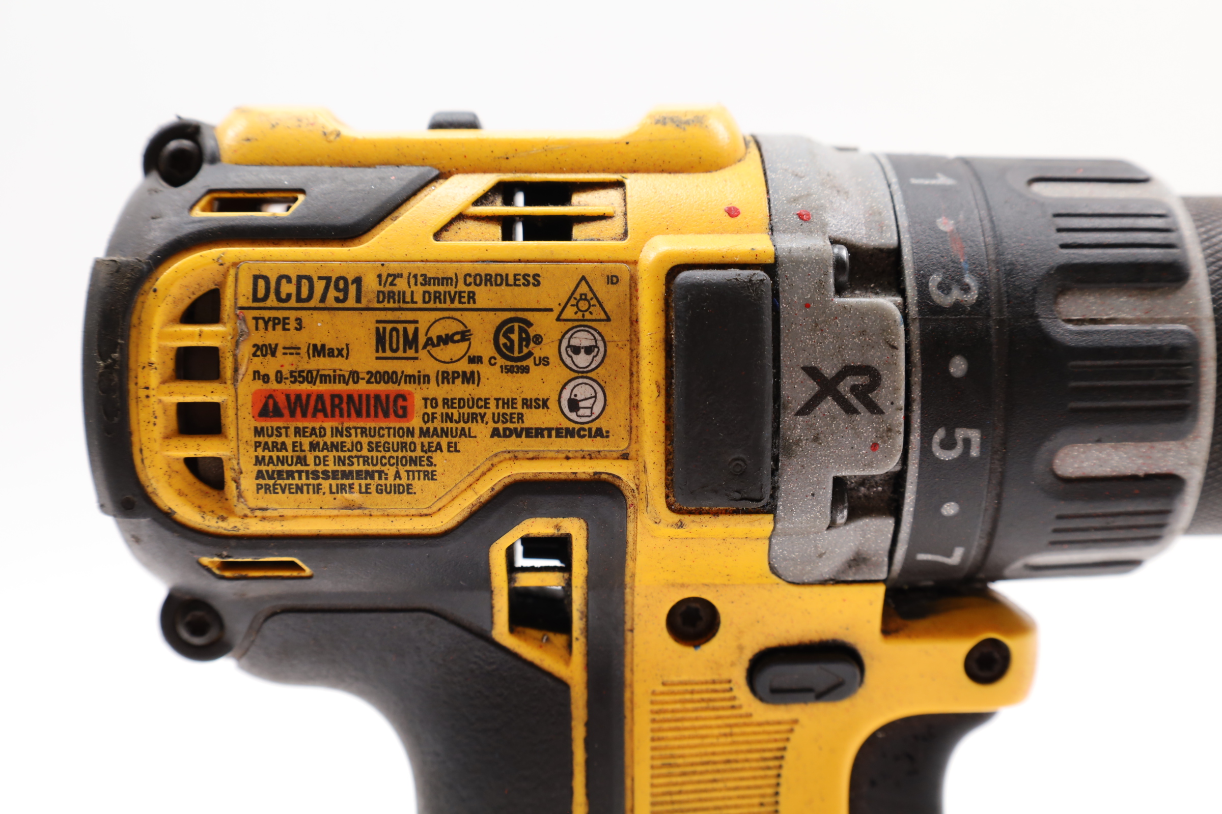 DeWalt DCD791 20V MAX XR Brushless 1/2