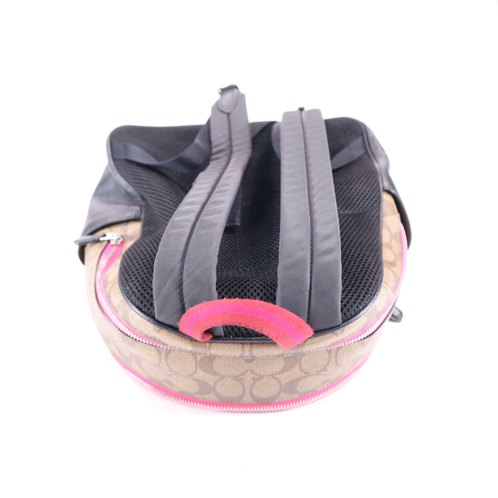 coach backpack rose print Vintage Nylon Cargo Top Closure Coach Rose Print Mini Backpack