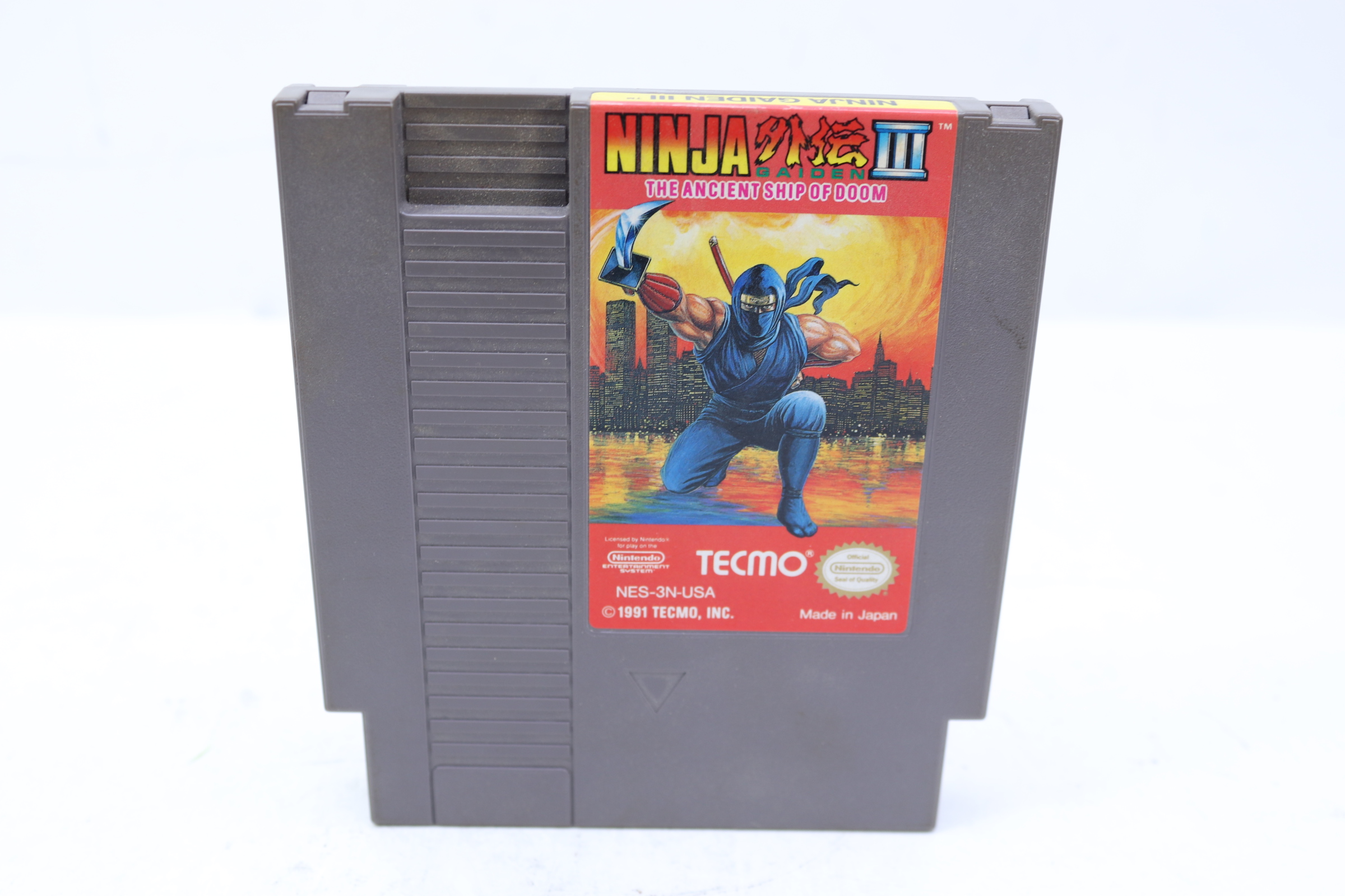 Tecmo NES-3N-USA Ninja Gaiden III: The Ancient Ship of Doom for NES