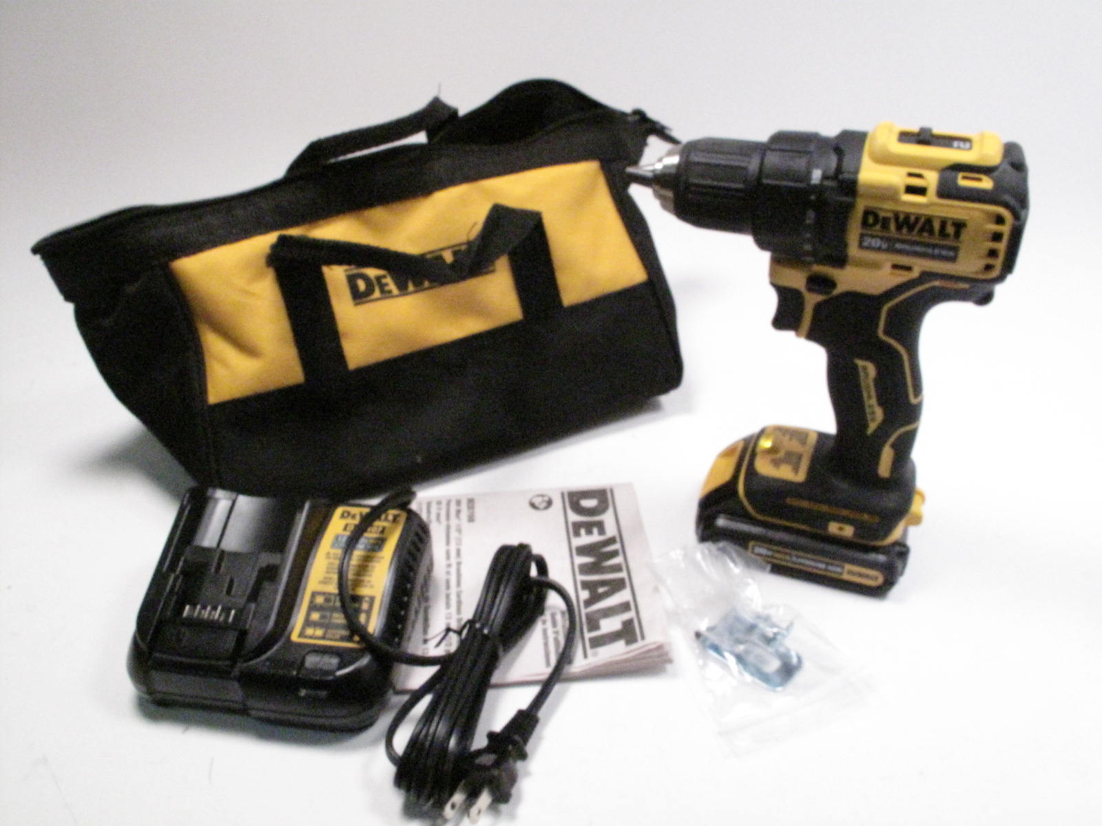 DeWalt DCD708 Cordless Drill Driver Kit 20V 1/2"
