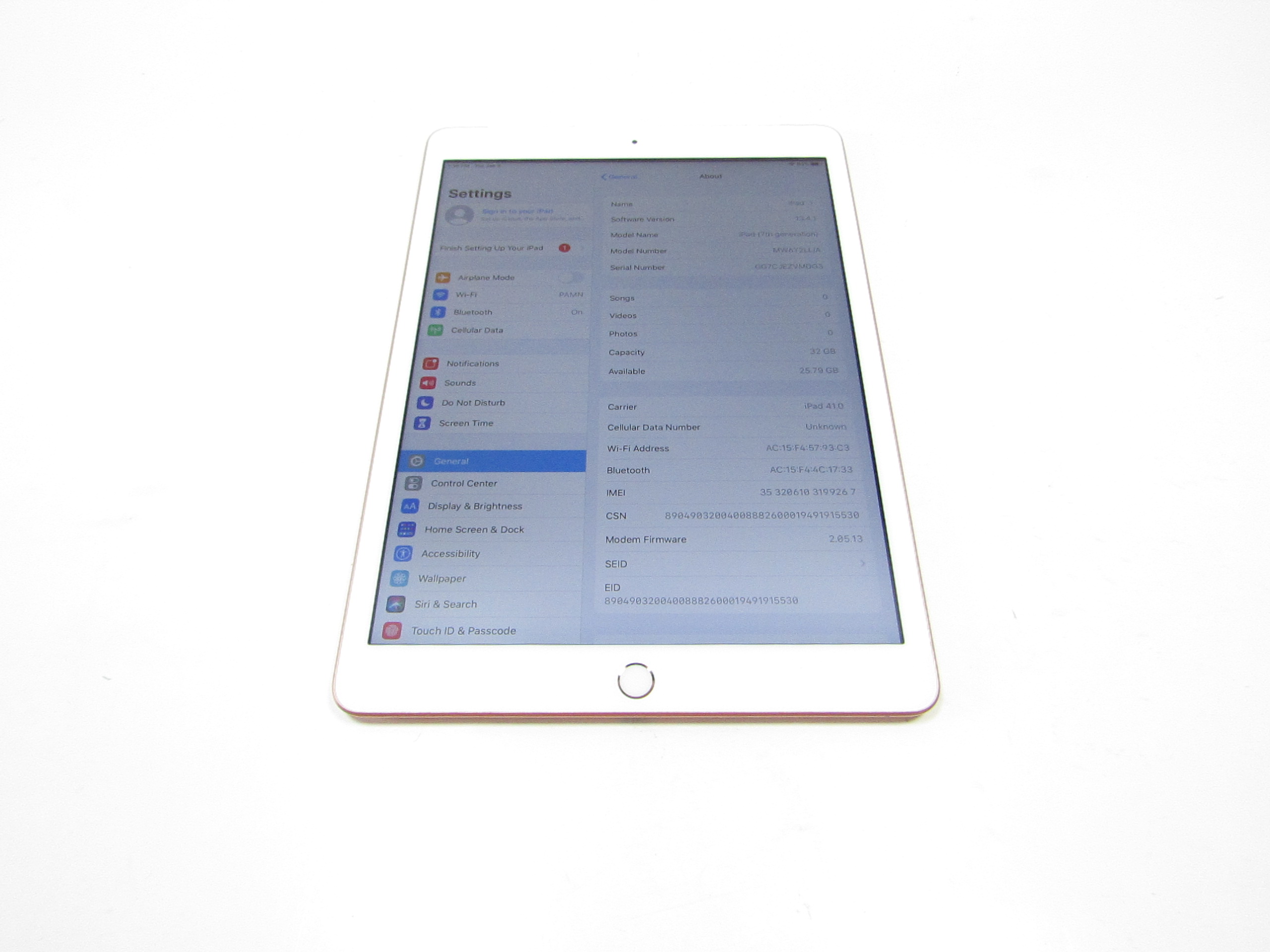 Apple iPad 7th Gen MW6Y2LL/A A2200 10.2