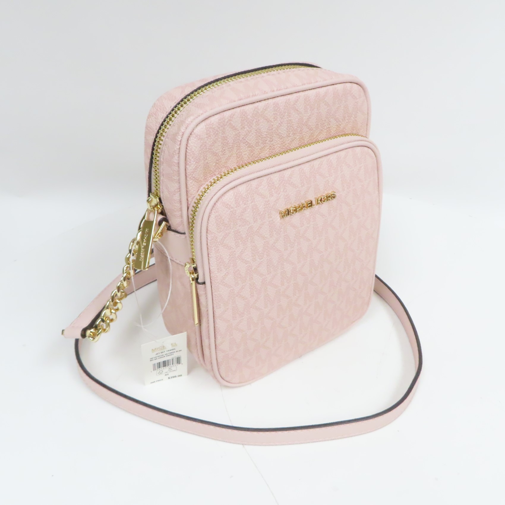 Michael Kors 35F1GTVC2B Jet Set Travel Medium Logo Crossbody Michael Kors 35F1GTVC2B Jet Set Travel Medium Logo Crossbody