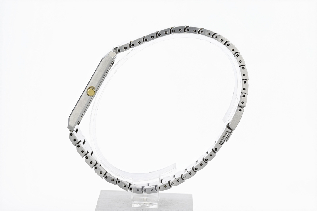 Citizen Stiletto Tank Black Dial Eco-Drive Stainless Steel Unisex