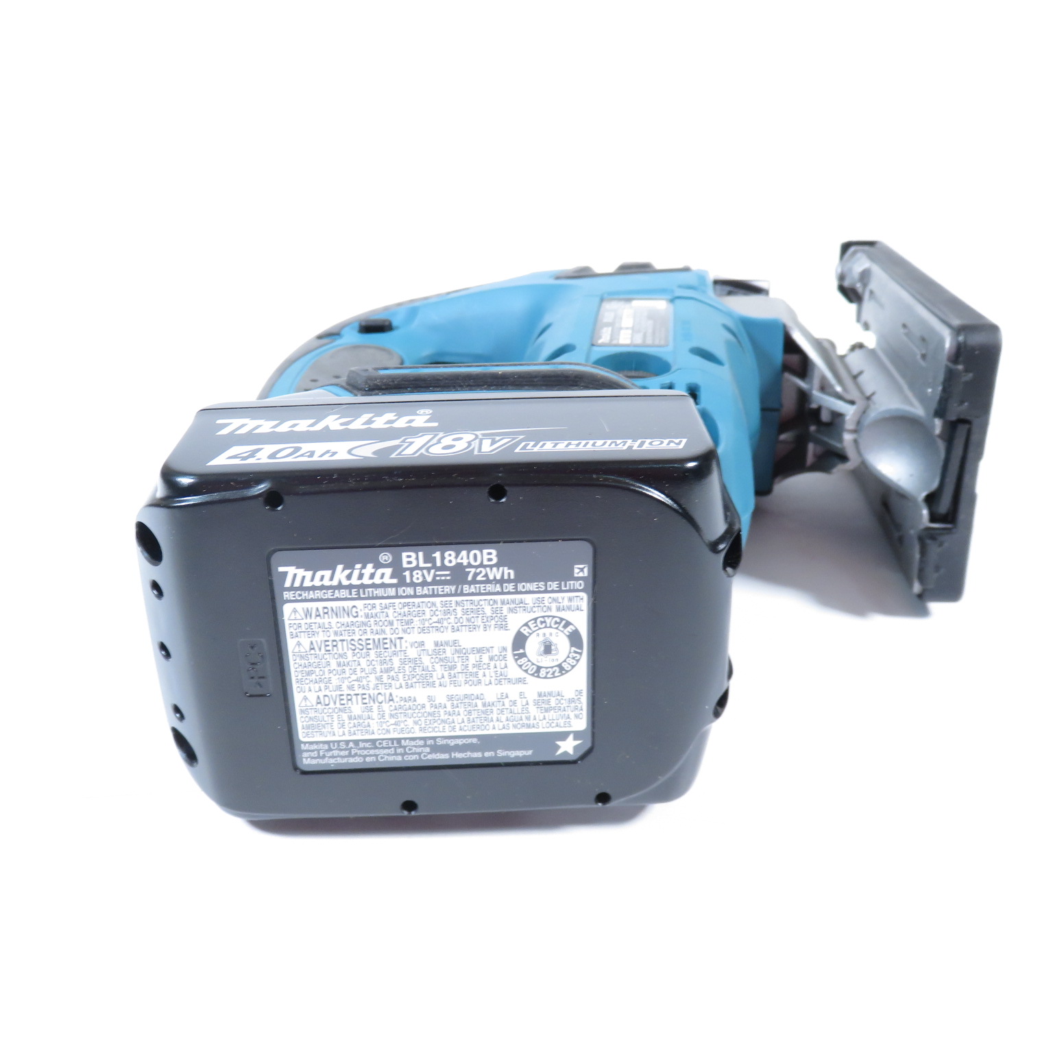 Makita XVJ03 18Volt LXT LithiumIon 02,600 SPM Compact Cordless Jig Saw