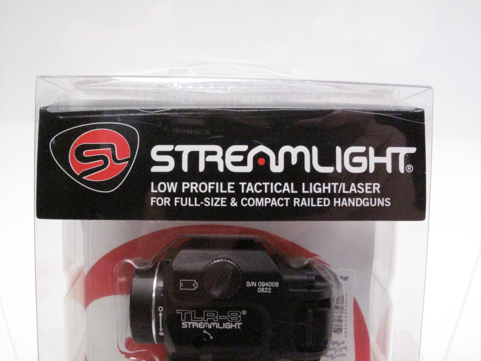 Streamlight TLR8 LED Gun Light/Red Laser Short Rail Mount 500 Lumens