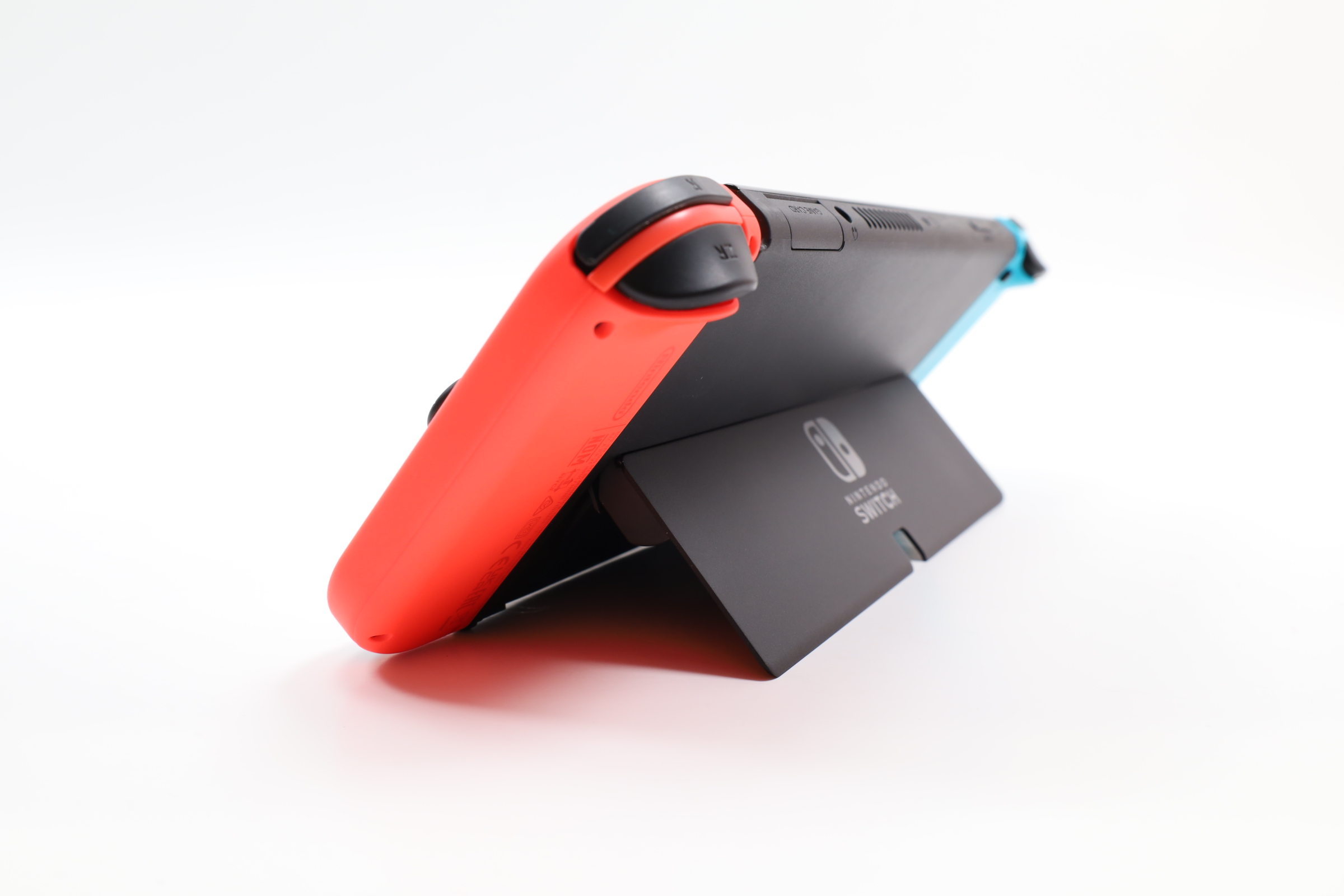 Nintendo Switch OLED HEG-001 64GB Video Game Console - Blue/Red (1349)