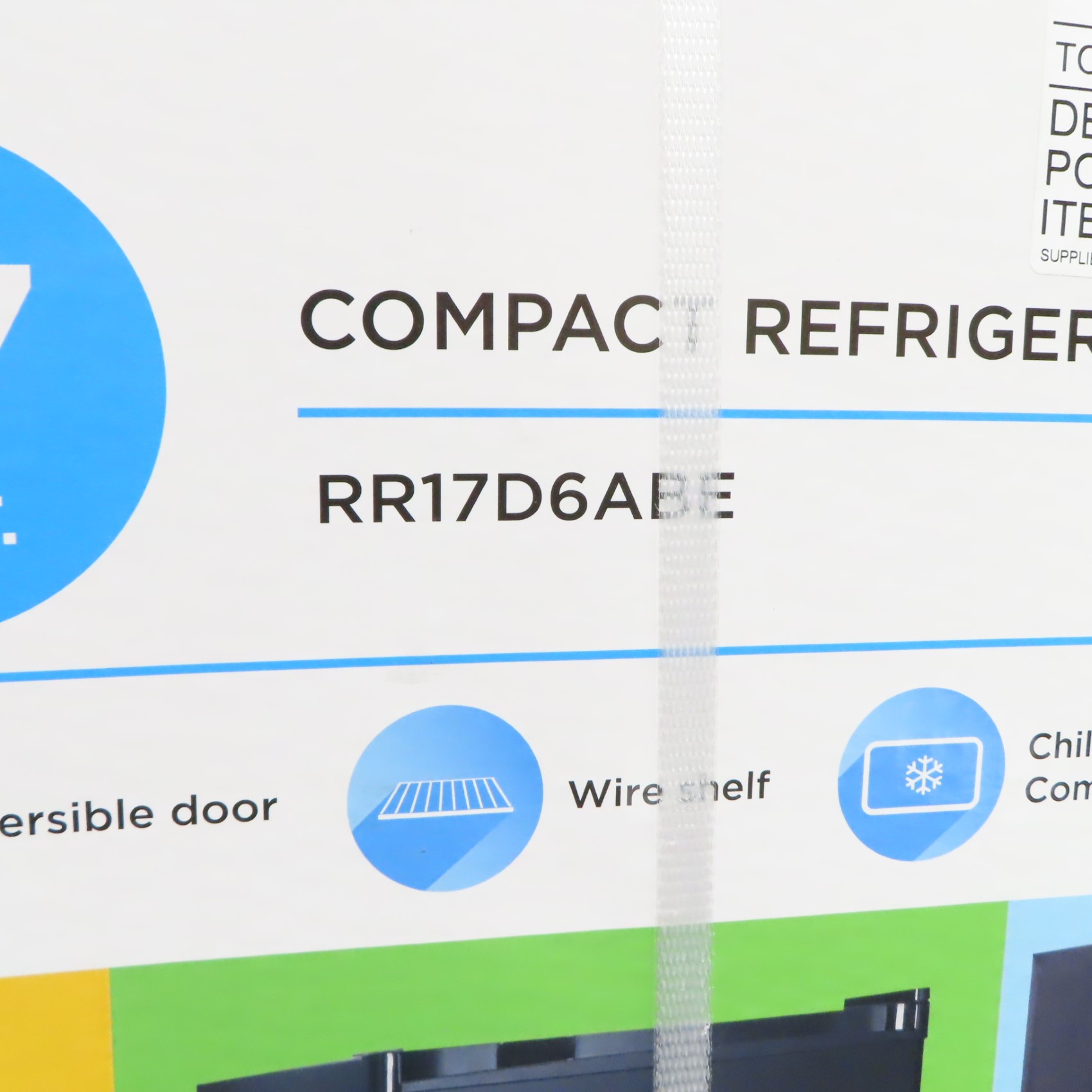 Hisense RR17D6ABE 1.7 Cubic Feet Single Door Mini Fridge (Local PickUp