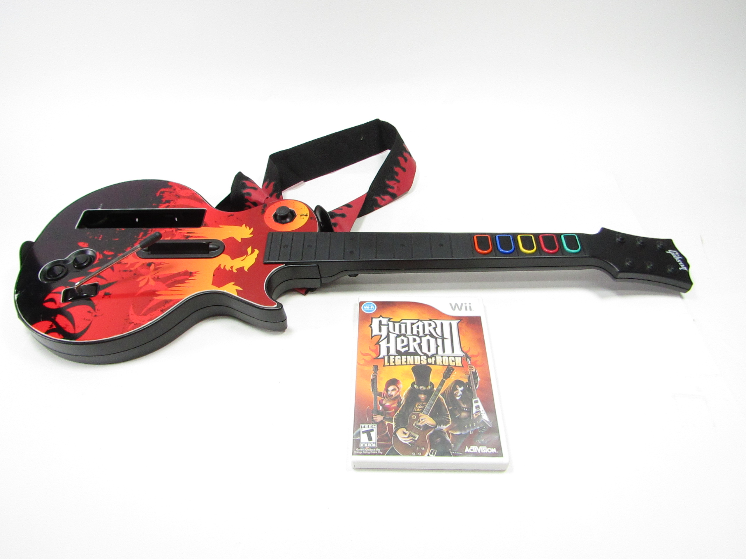 Wii Guitar Hero shops Bundle