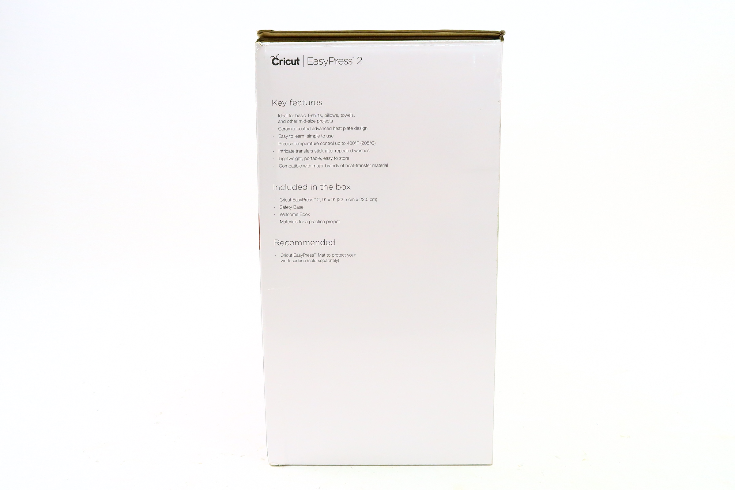 Cricut EasyPress 2 9x9" Heat Press Machine