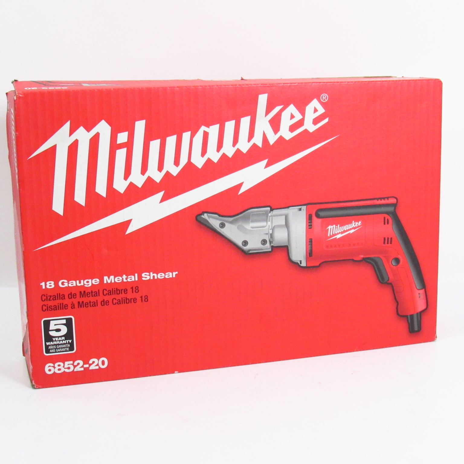 Milwaukee 6852-20 Corded 18-Gauge Metal Shear