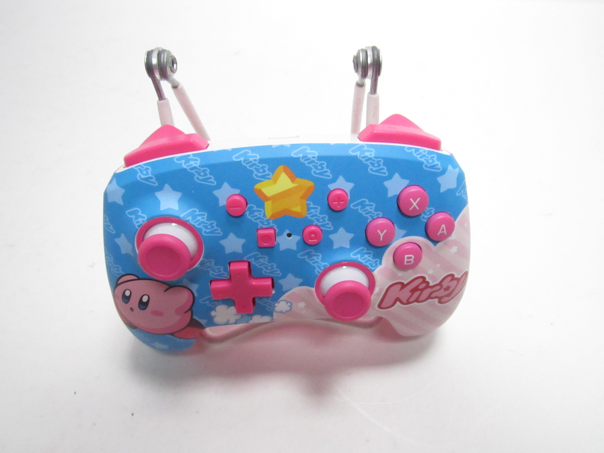Nintendo Switch PIaystationVR Power A Nintendo Switch Pro Controller Kirby Blue/Pink 0932