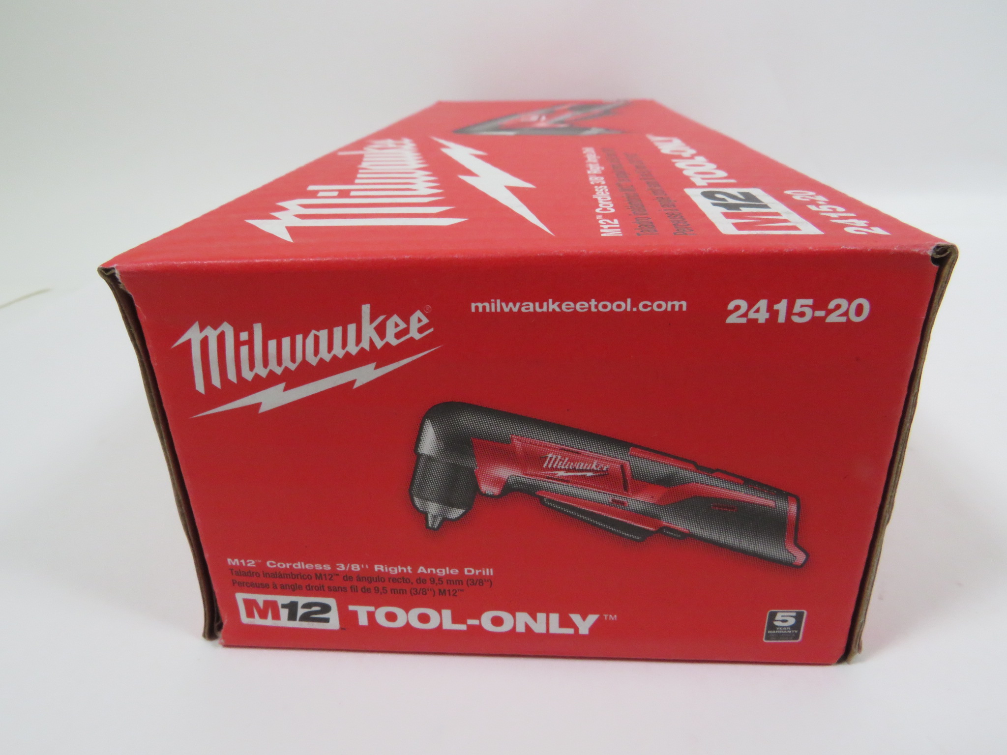 Milwaukee 241520 M12 Cordless 3/8" Brushless Right Angle Drill