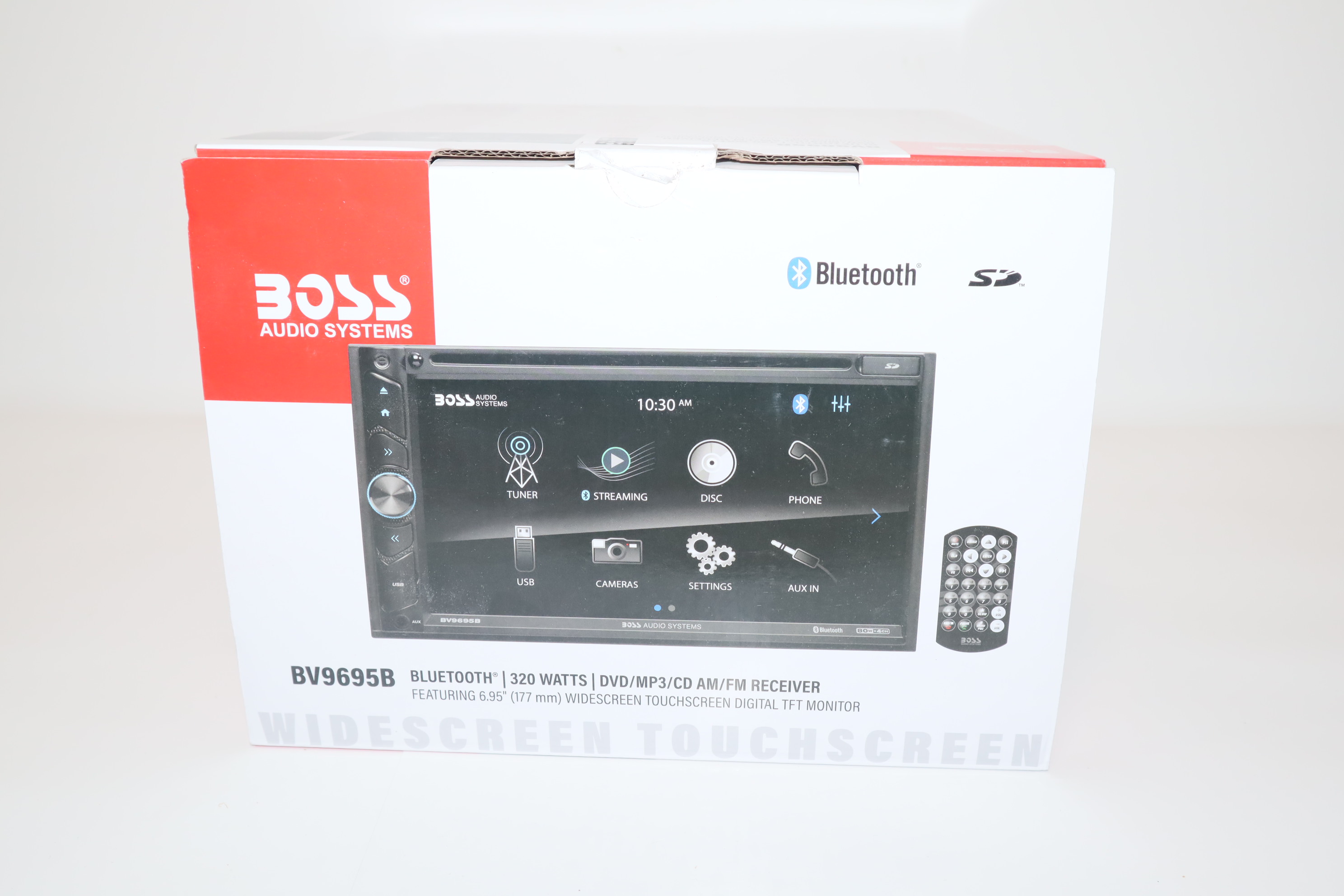 BOSS Audio Systems BV9695B 6.95" Touchscreen Bluetooth Car Audio Stereo