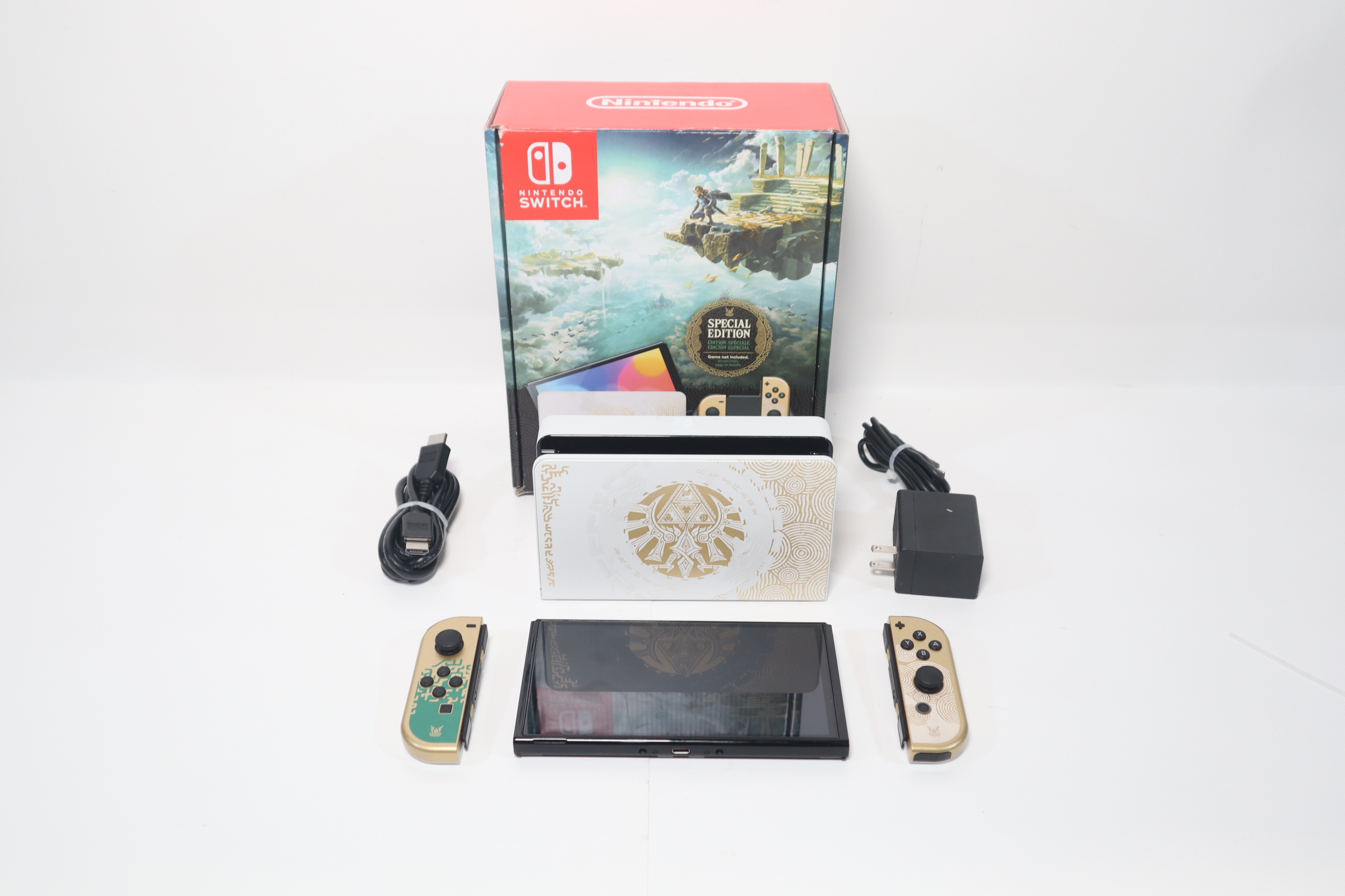 New Oled Switchnintendo Switch Oled Zelda Edition 64gb - Hdmi