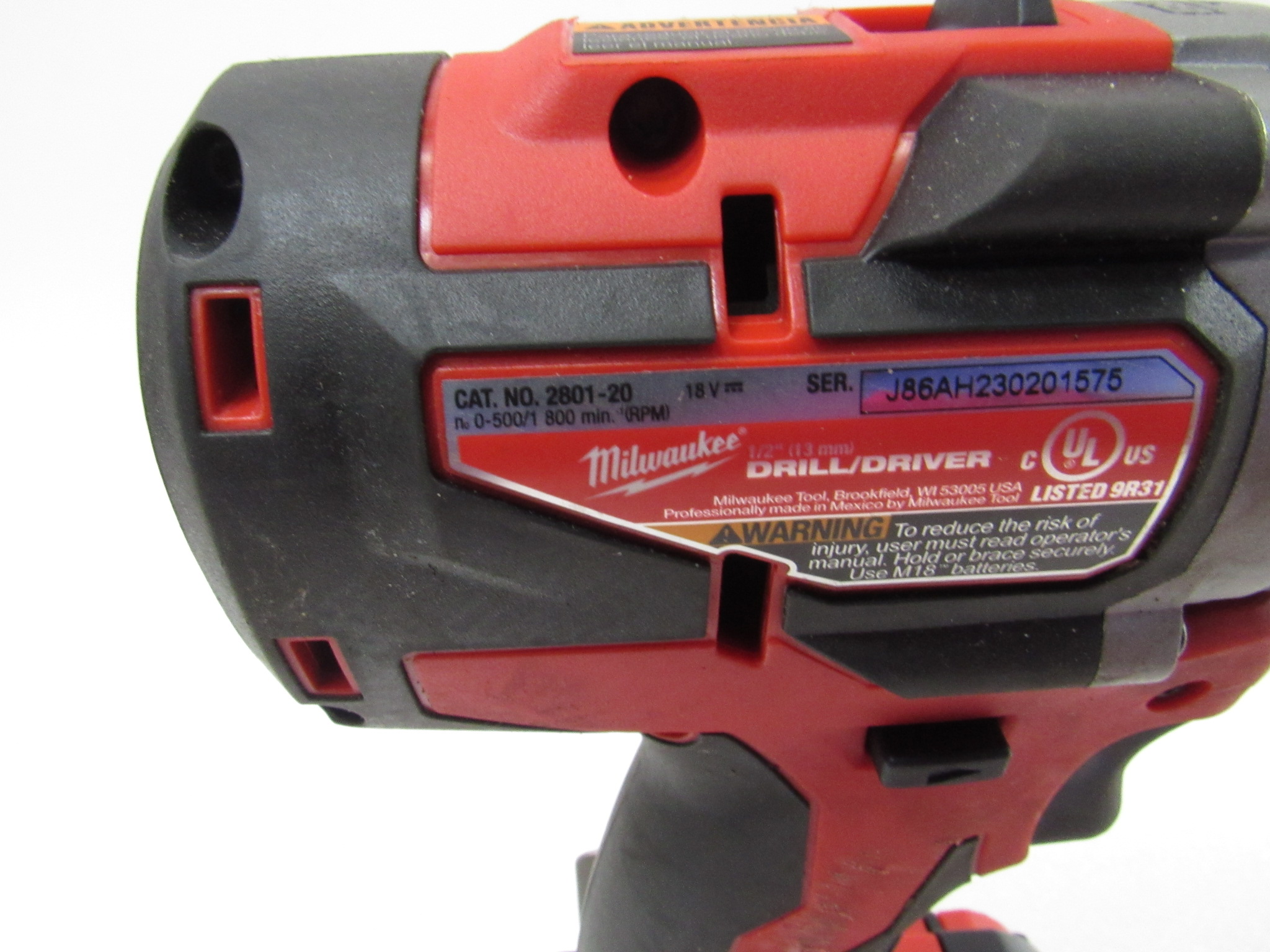 Milwaukee 280120 M18 18V Brushless Cordless 1/2" Compact Drill/Driver