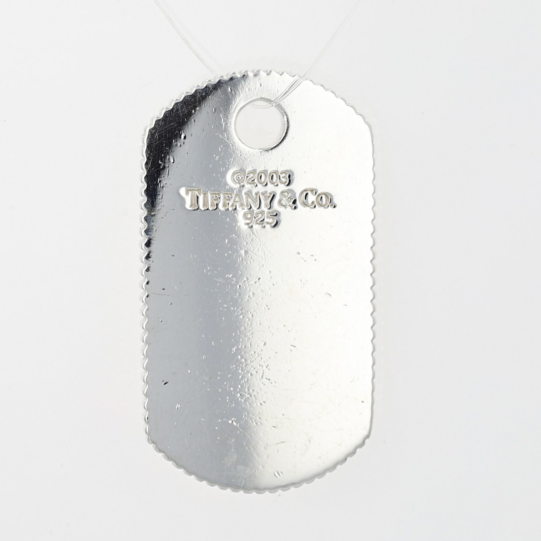 Shops tiffany silver dog tag