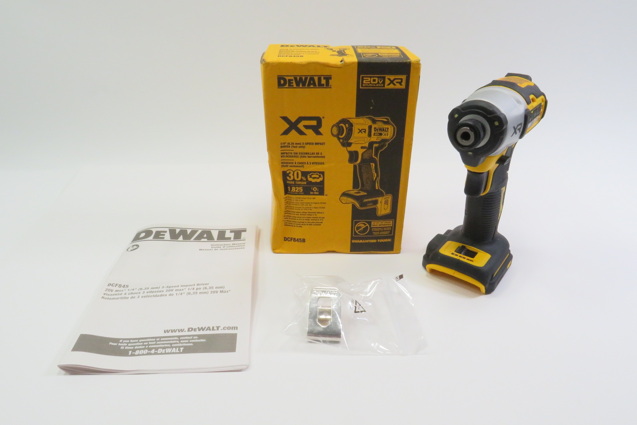DeWalt DCF845 20V MAX Brushless Cordless 1/4