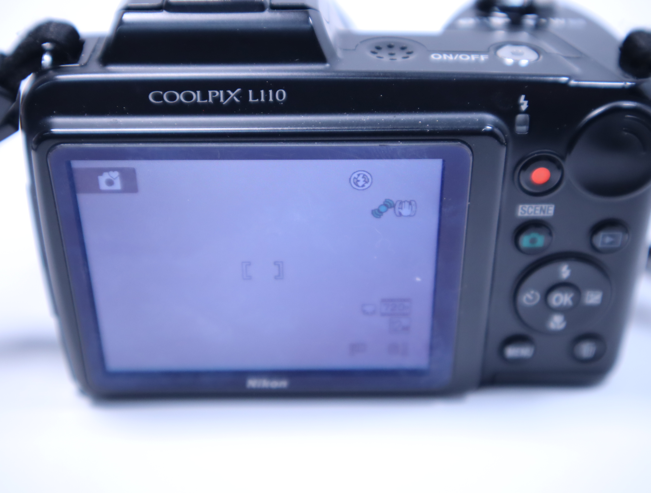 Nikon Coolpix L110 Digital Camera 12.1 MP 15x Zoom 3" Display