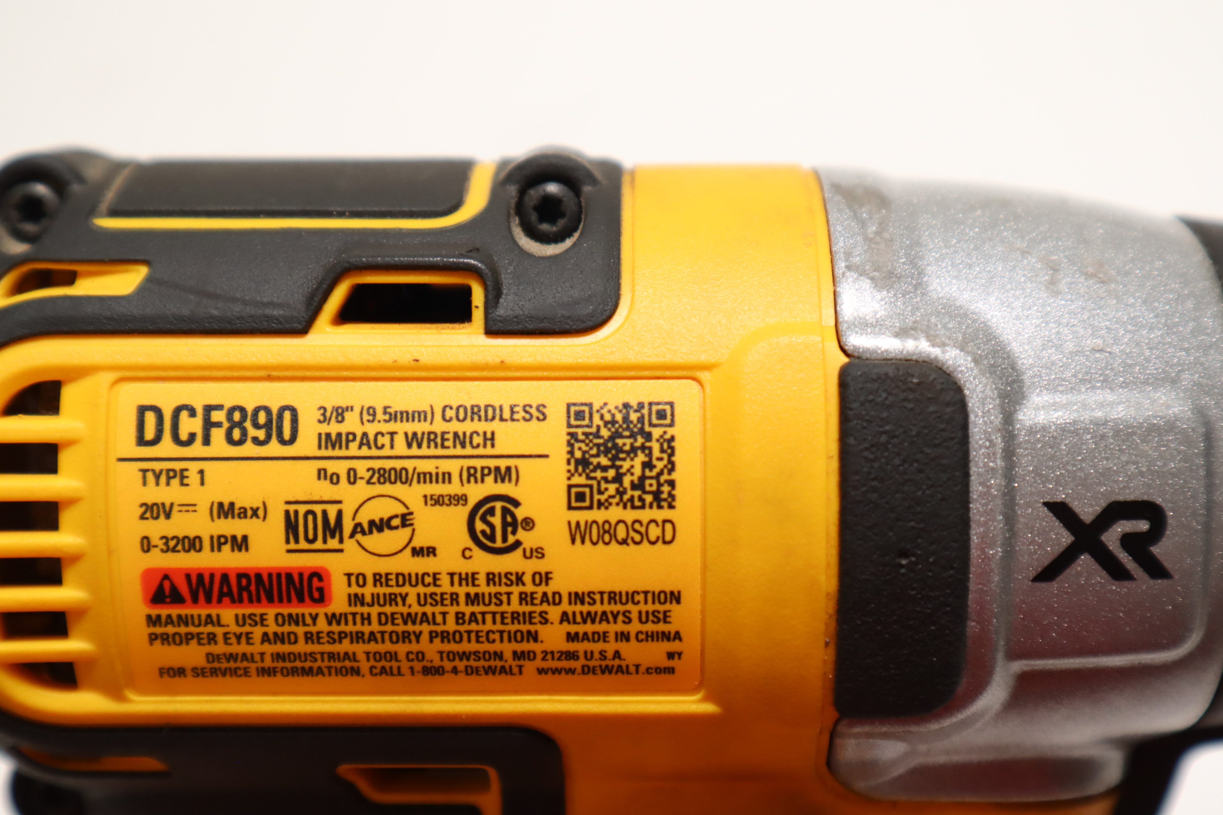 Dewalt Dcf Volt Max Xr Cordless Brushless In Compact Impact Wrench