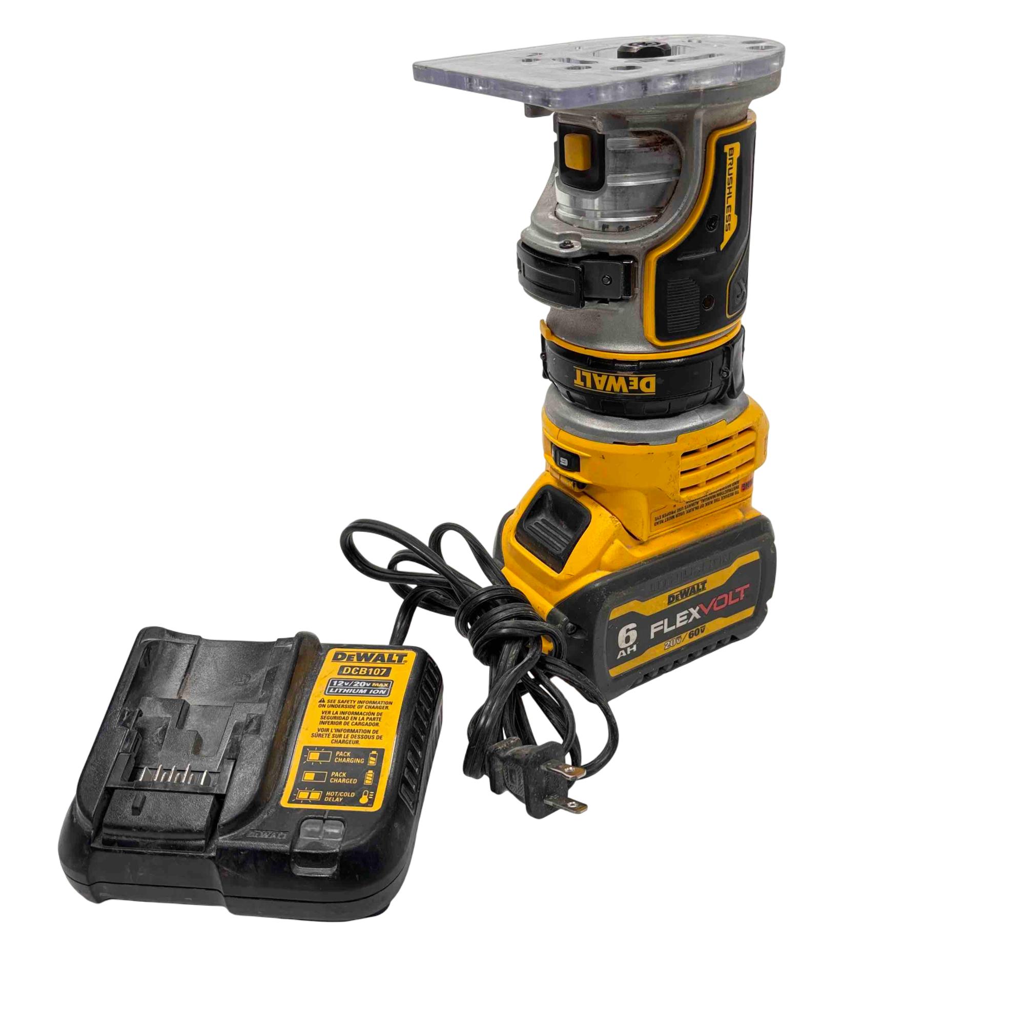 Dcw600 Router Bit Set DeWalt DCW600 20V Fixed Base Compact Cordless Router Kit