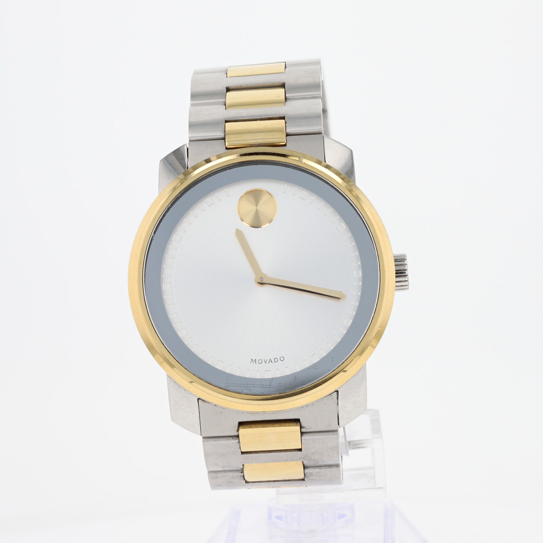 Movado Bold Evolution 43mm Silver Dial Quartz Stainless Steel