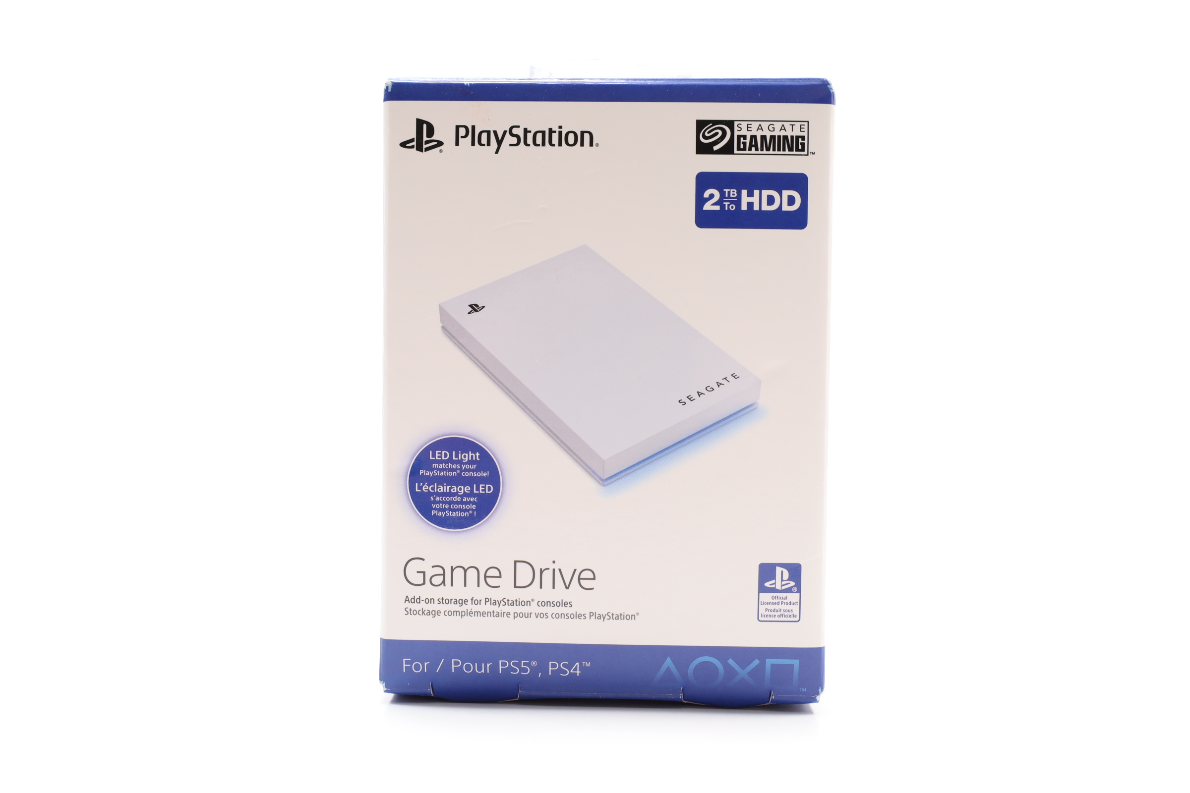 Seagate 2TB PlayStation PS4 PS5 Console Portable USB deals Game Hard Drive White used