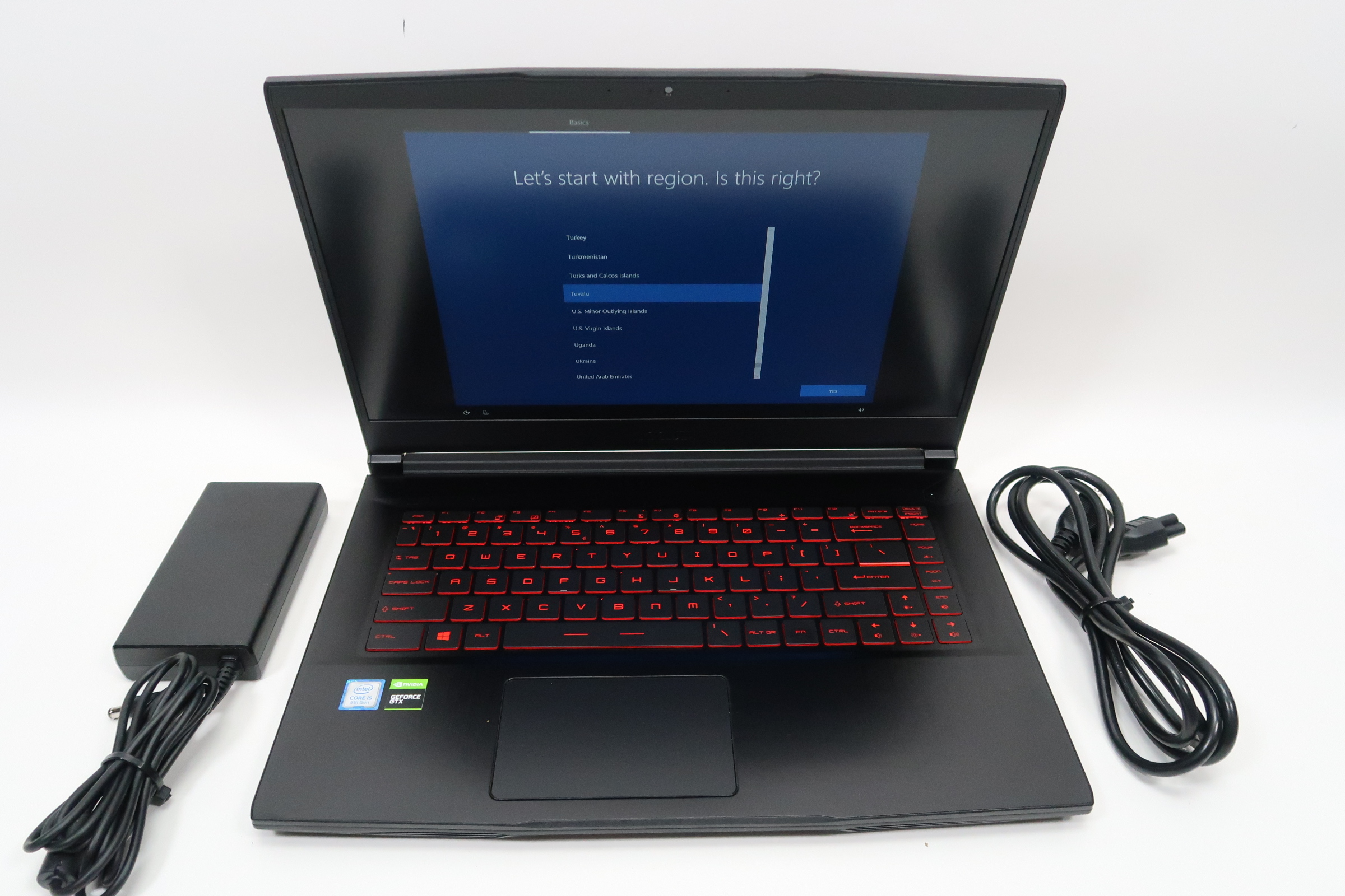 MSI GF63 Thin MS-16R4 Win 10 Core i5-9300H@2.4GHz 8GB 512GB SSD GTX ...