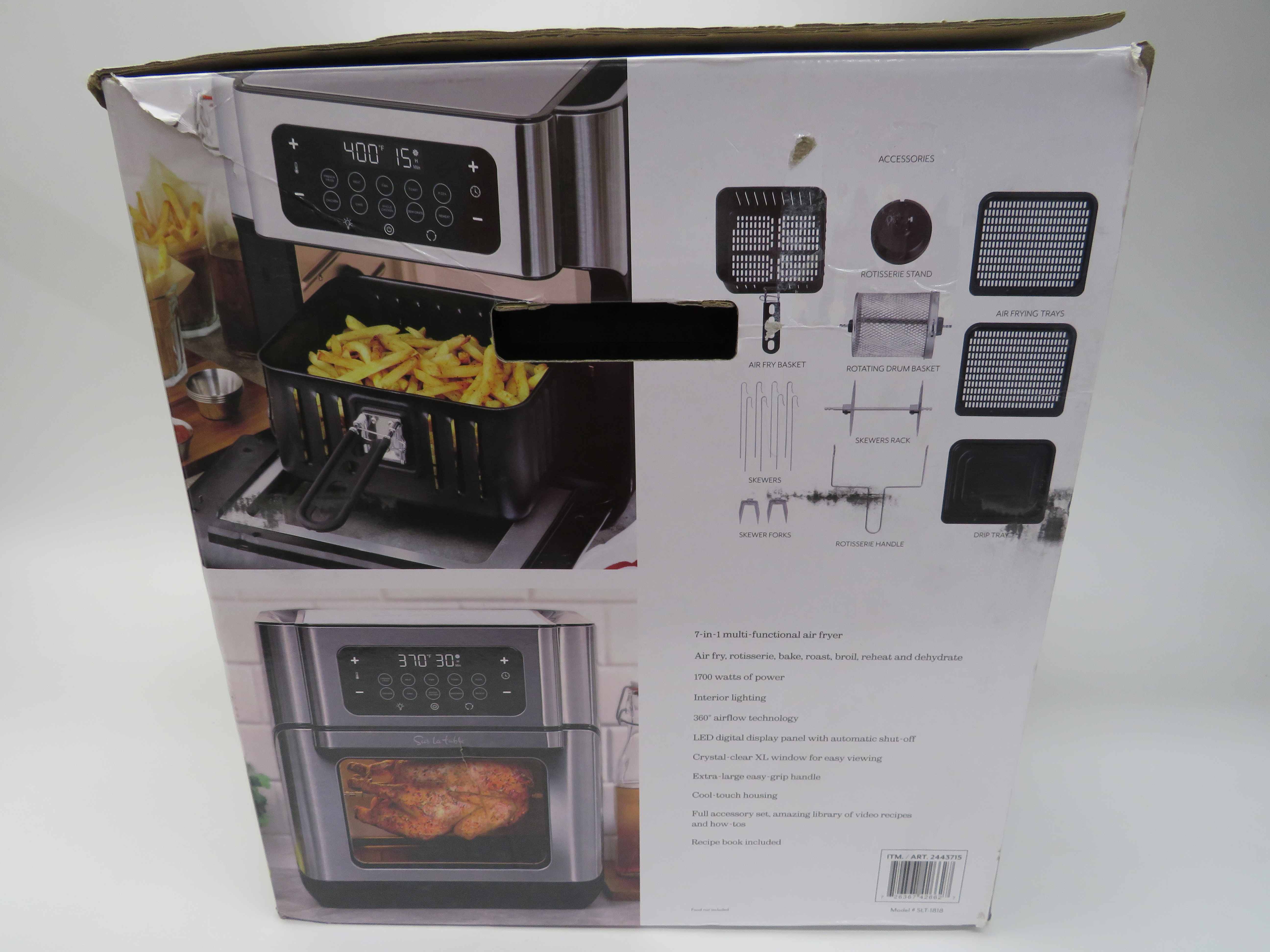 Su La Table MultiFunctional Air Fryer 13 Quart / 12.3 Liter SLT1818 0805
