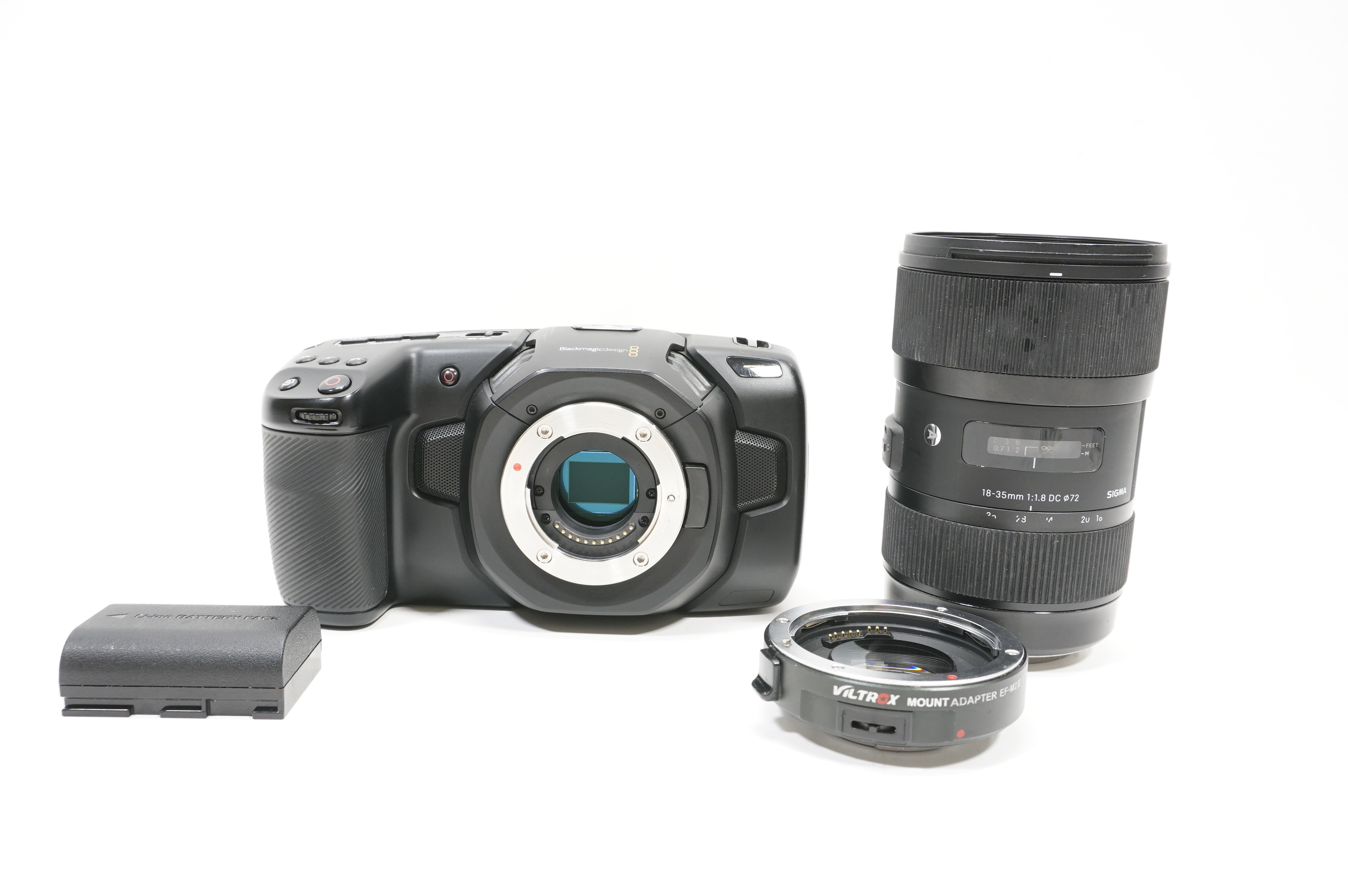 Blackmagic Design Pocket Cinema Camera 4K - Sigma 18-35mm f/1.8 DC