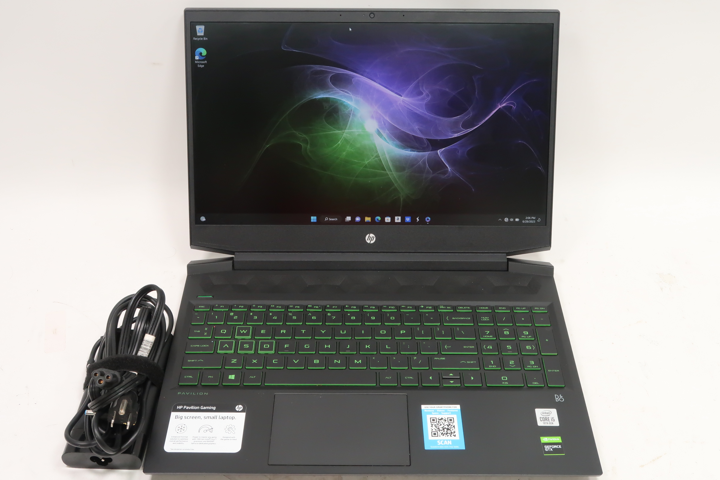 HP Pavilion Gaming 16-a0045nr i5-10300H 2.5GHZ GTX 1650 8GB RAM 