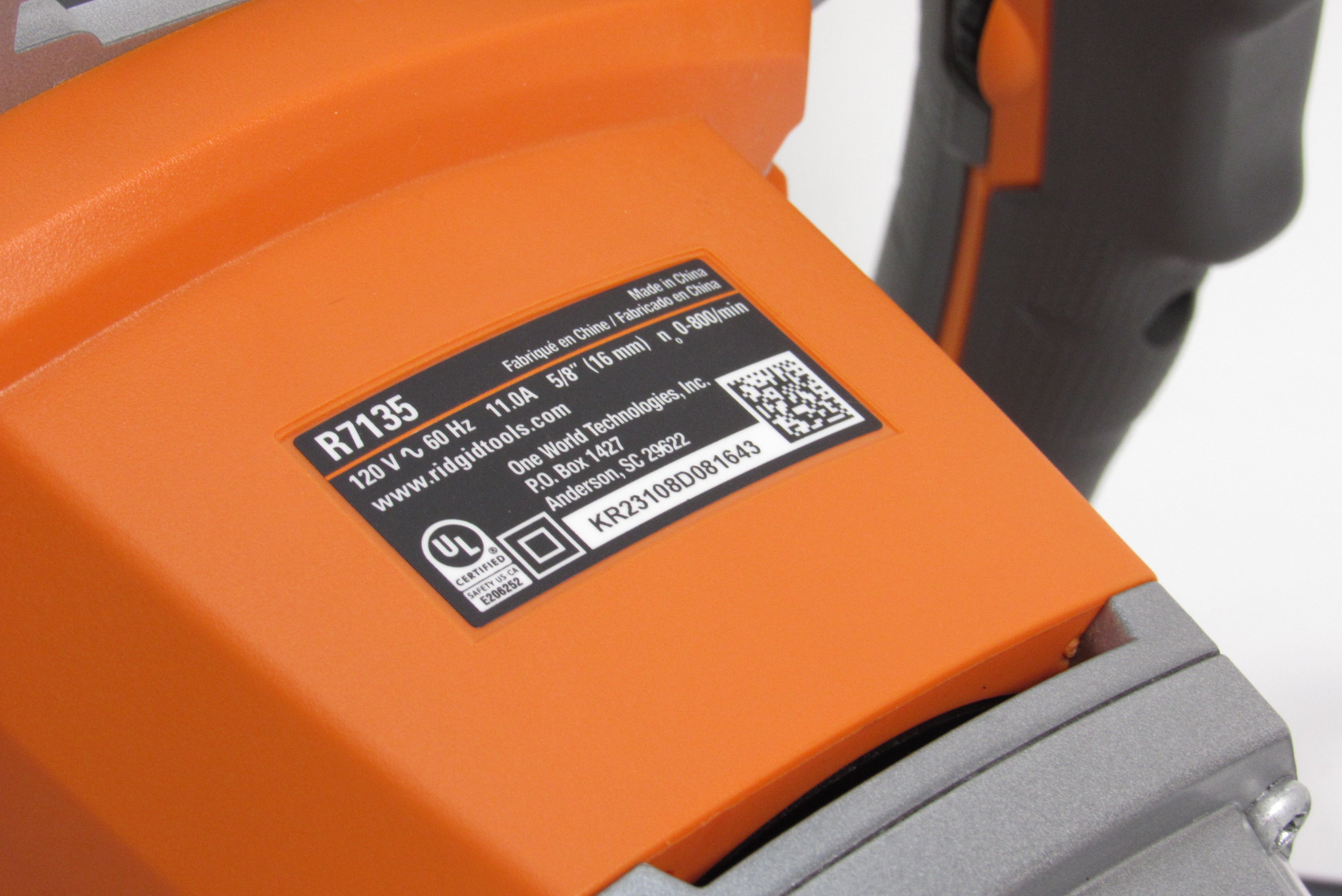 Ridgid R7135 Corded SinglePaddle Mixer