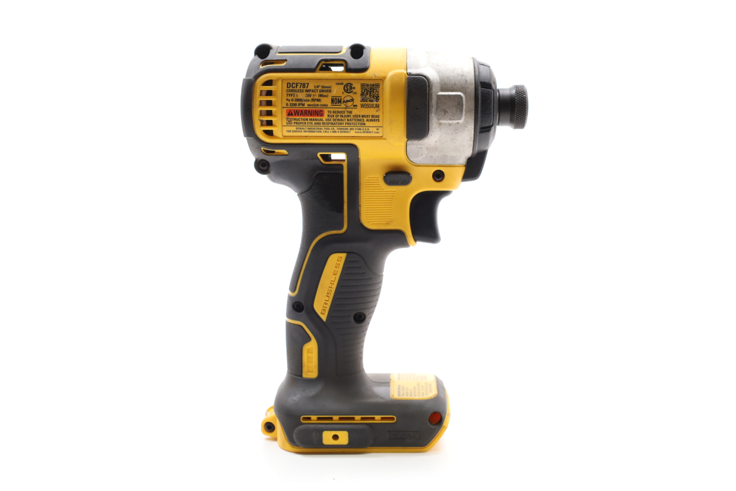 DeWalt DCF787 20V MAX 1/4"Variable Speed Brushless Cordless Impact Driver