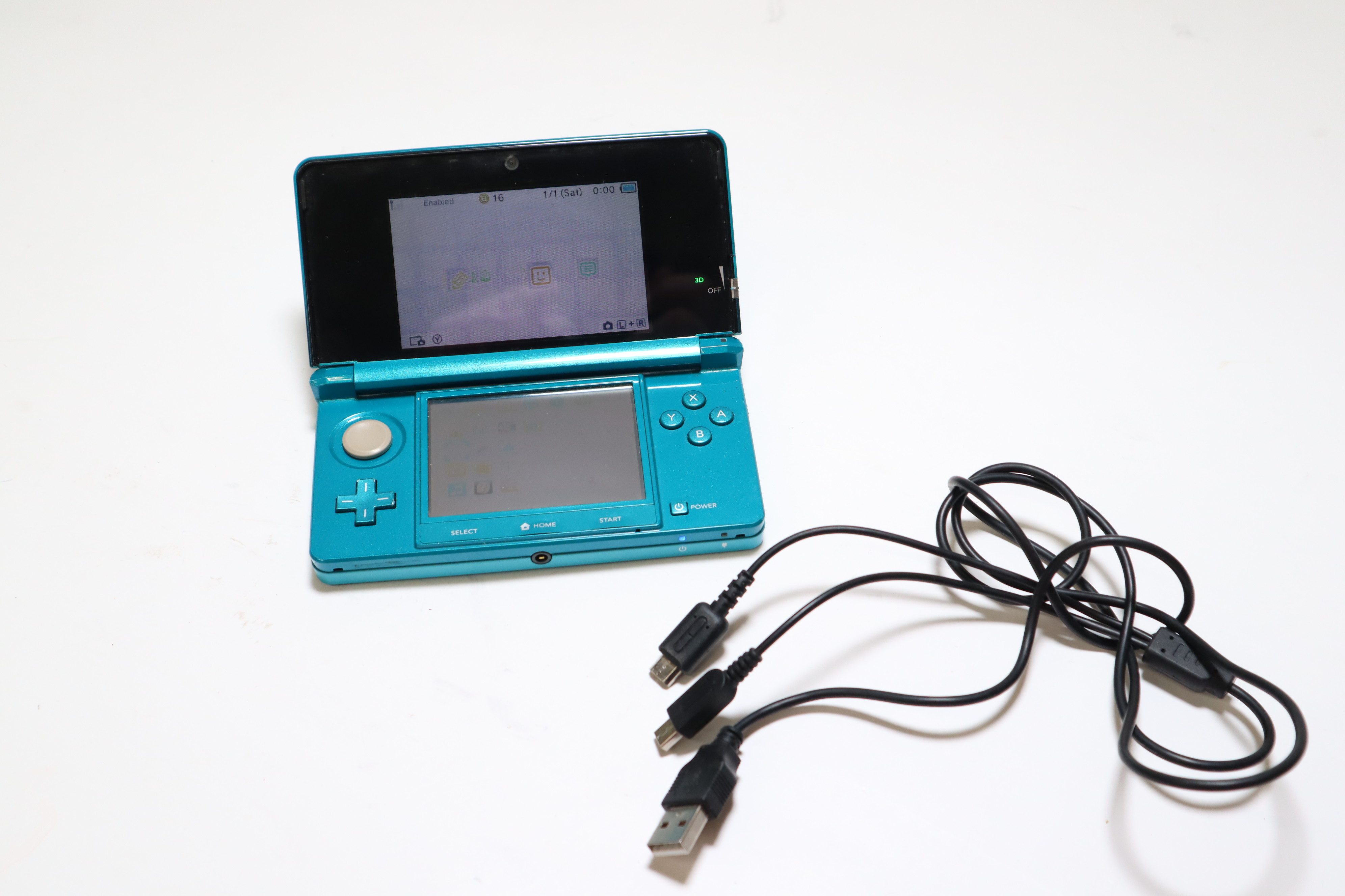 Nintendo CTR001 Blue 3DS Portable Gaming Console 5752