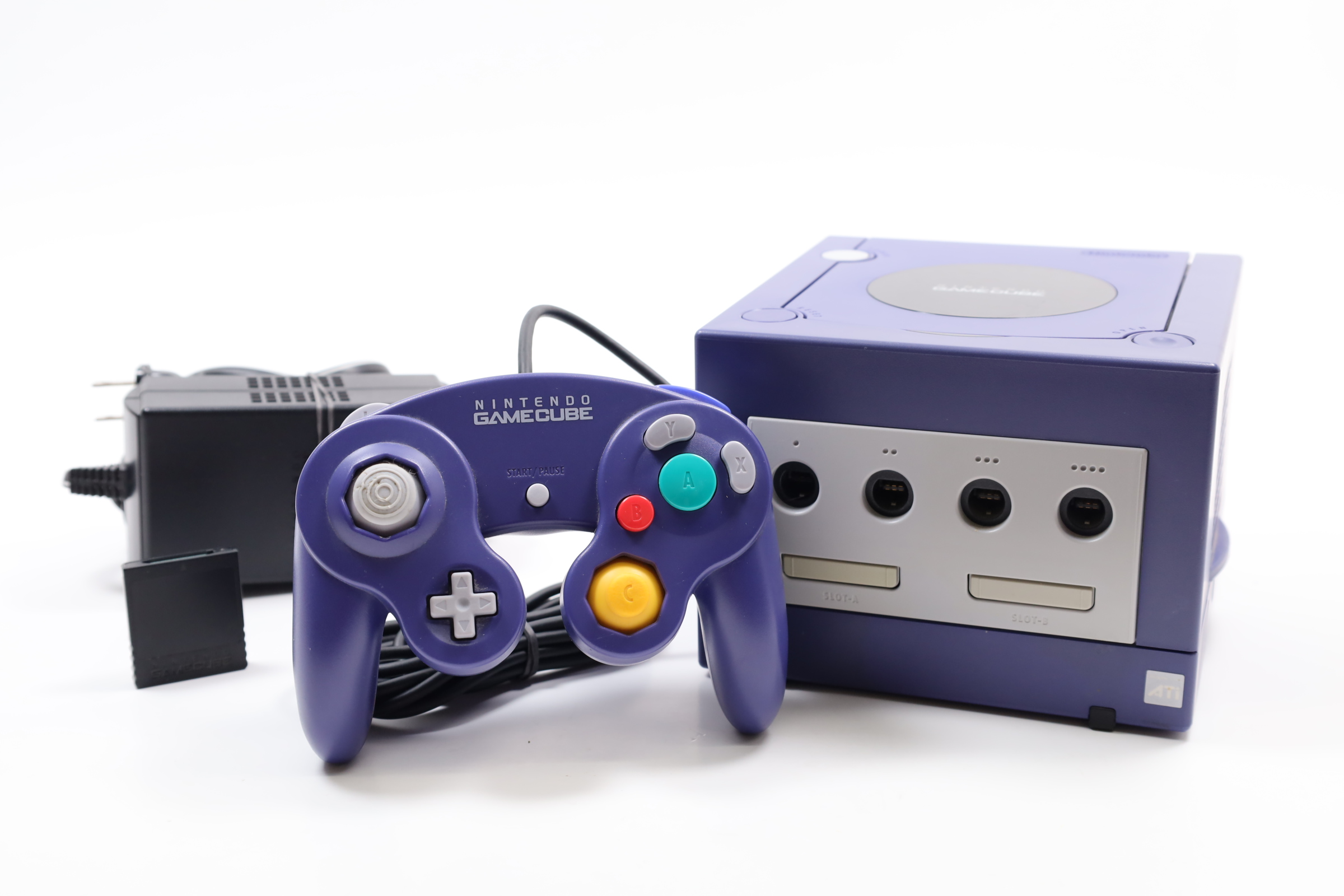 Nintendo GameCube Indigo store Purple Console - TESTED