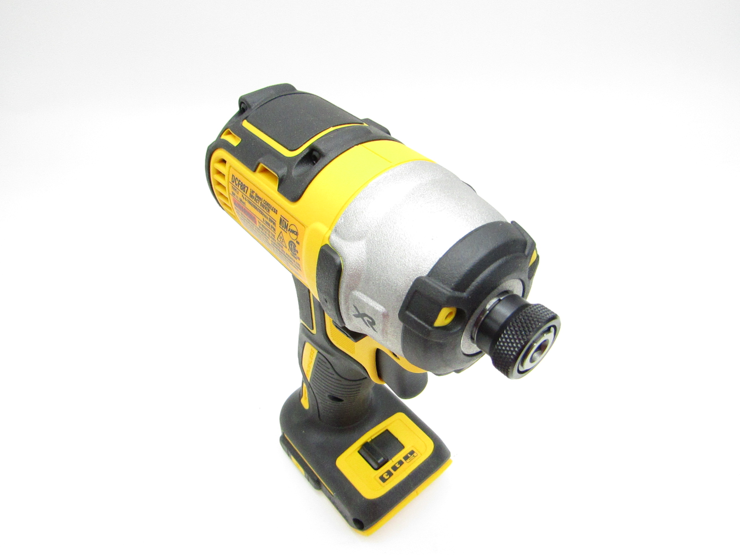 DEWALT DCF887 20Volt MAX XR Cordless Brushless 3Speed 1/4" Impact Driver