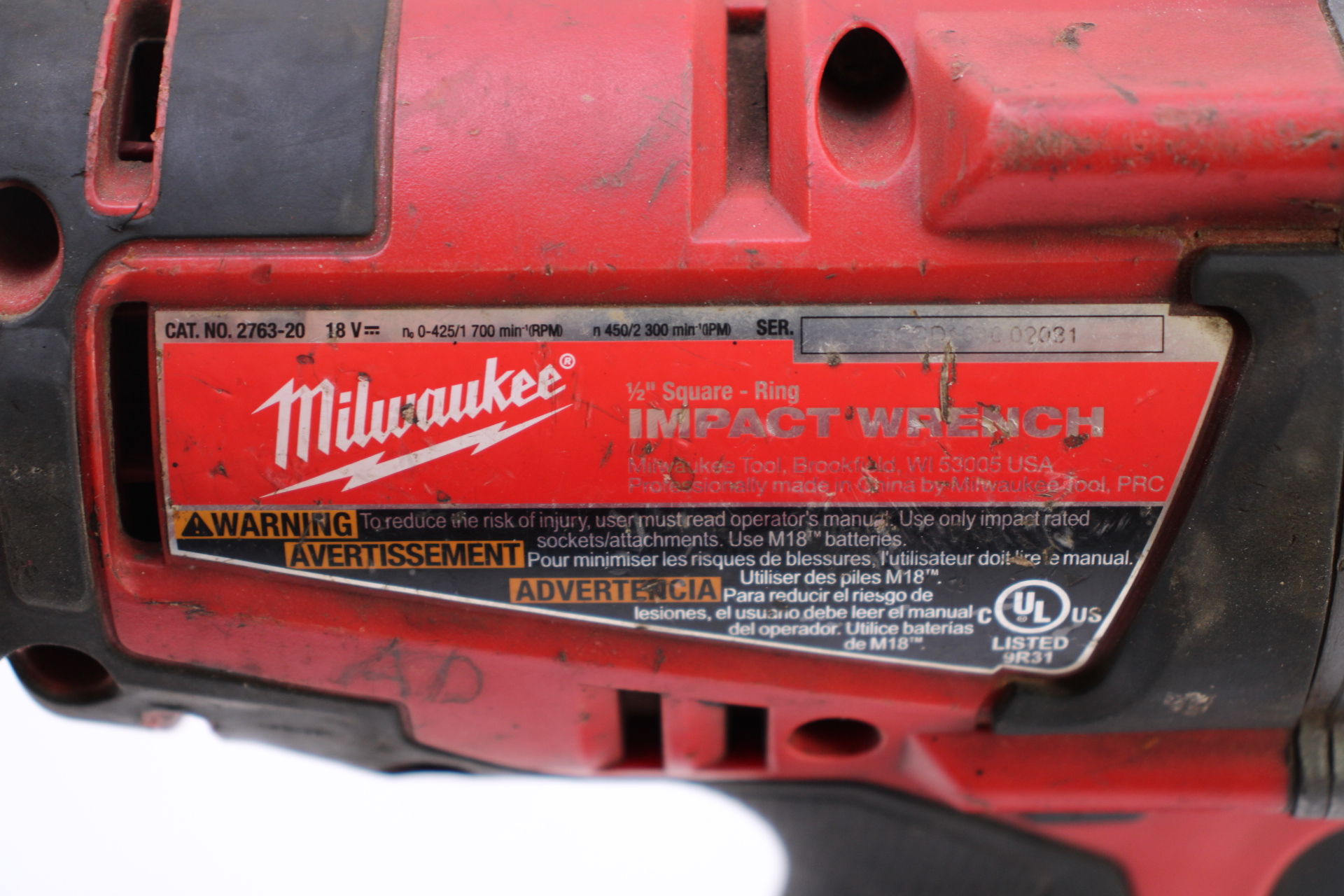 Milwaukee 2763-20 M18 FUEL 18V Lithium Ion 1/2