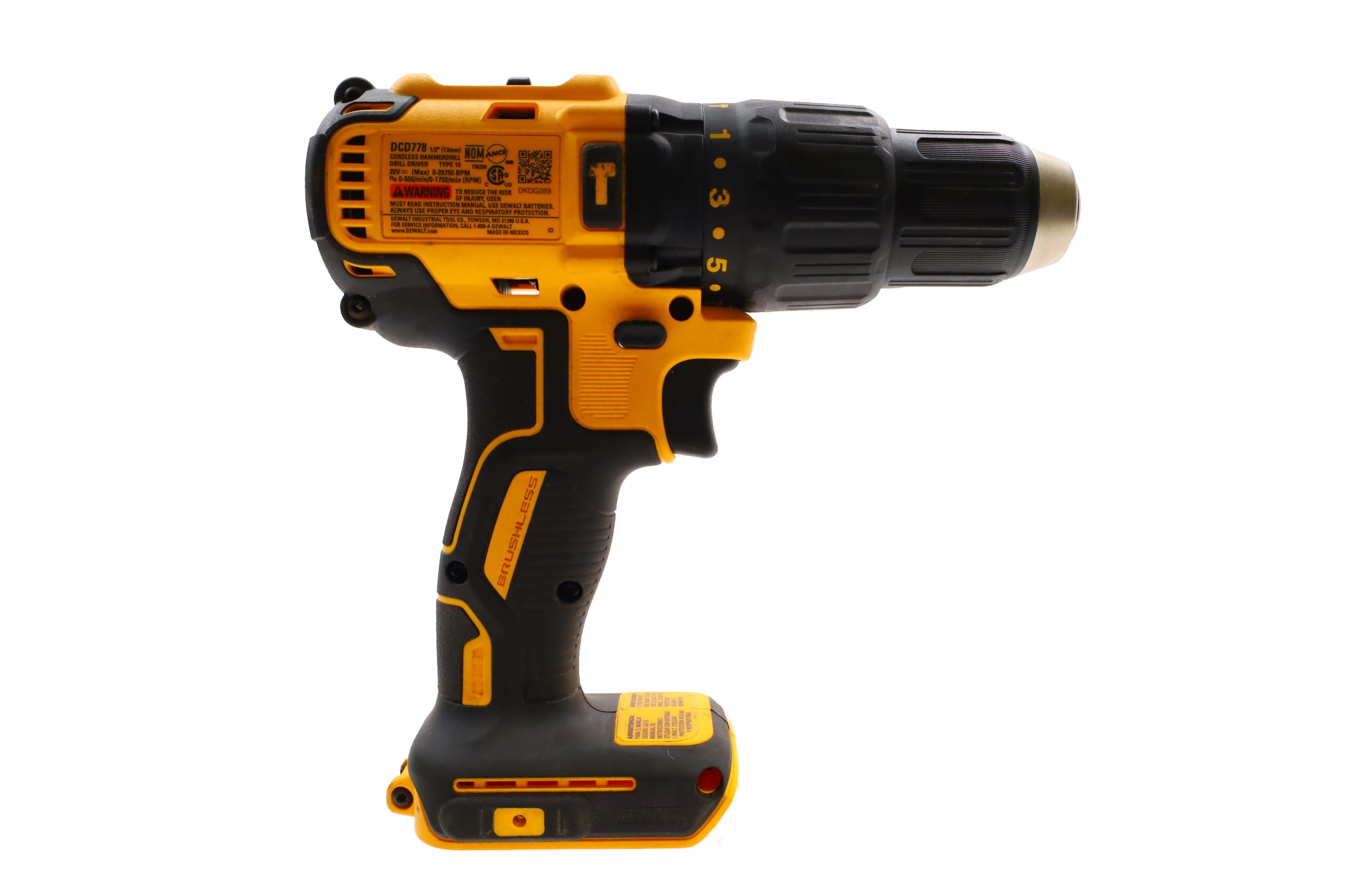 DeWalt DCD778 20V 1/2